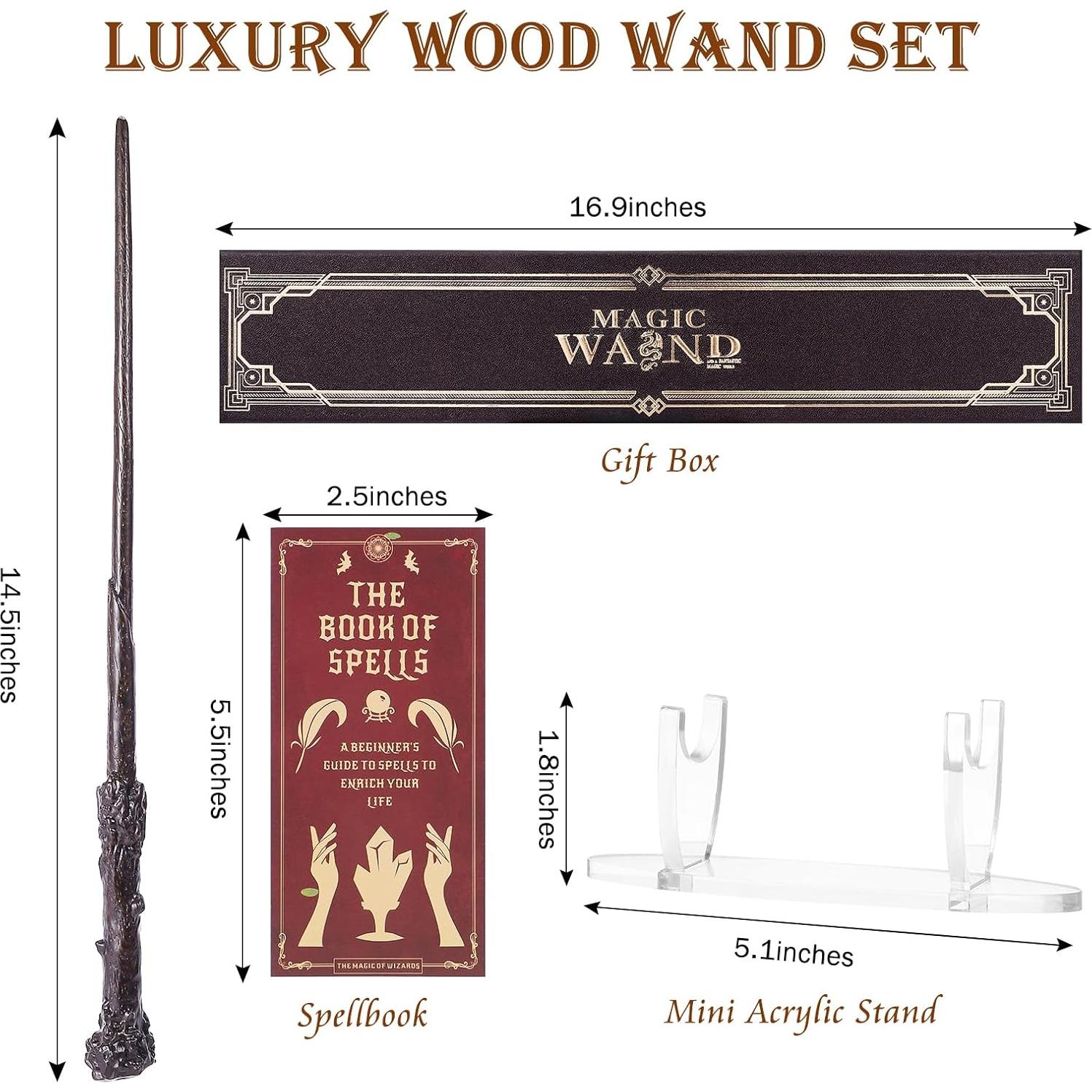 Varita Mágica de Madera CharmRegion 36.83 cm para Niños