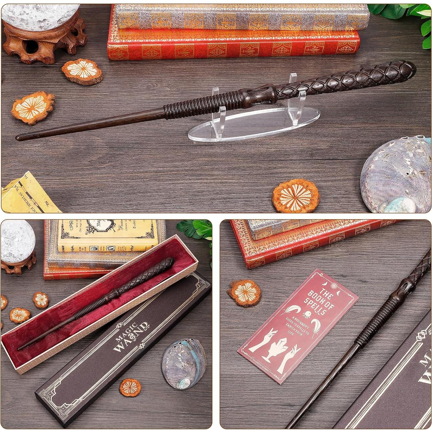 Varita Mágica de Madera CharmRegion Escama de Dragón 36.8 cm