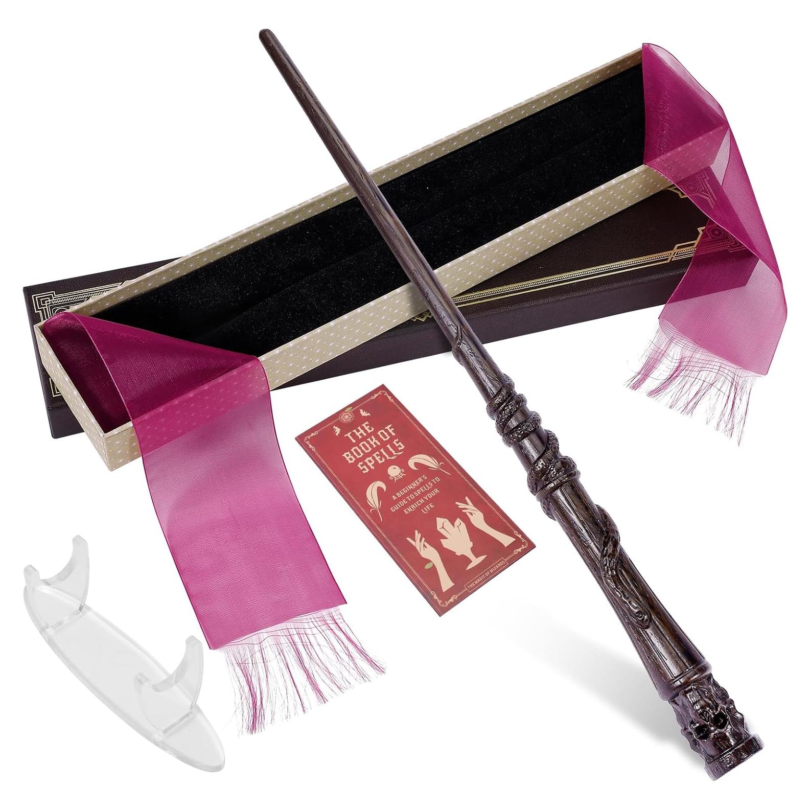 Varita Mágica de Madera CharmRegion Calavera 36.83 cm