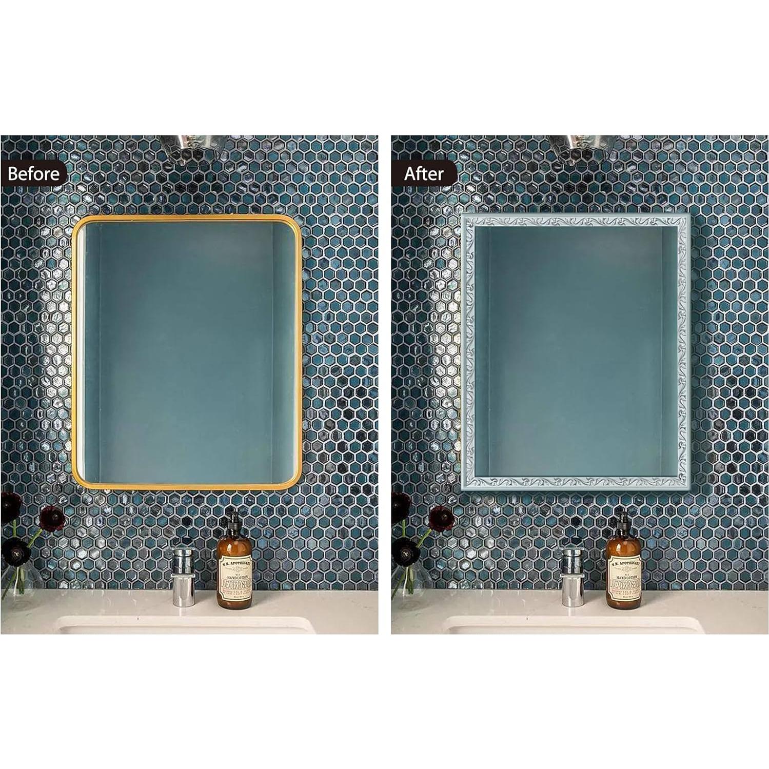 Tira Autoadhesiva COLAMO 5.0m Blanca Cromada para Bordes