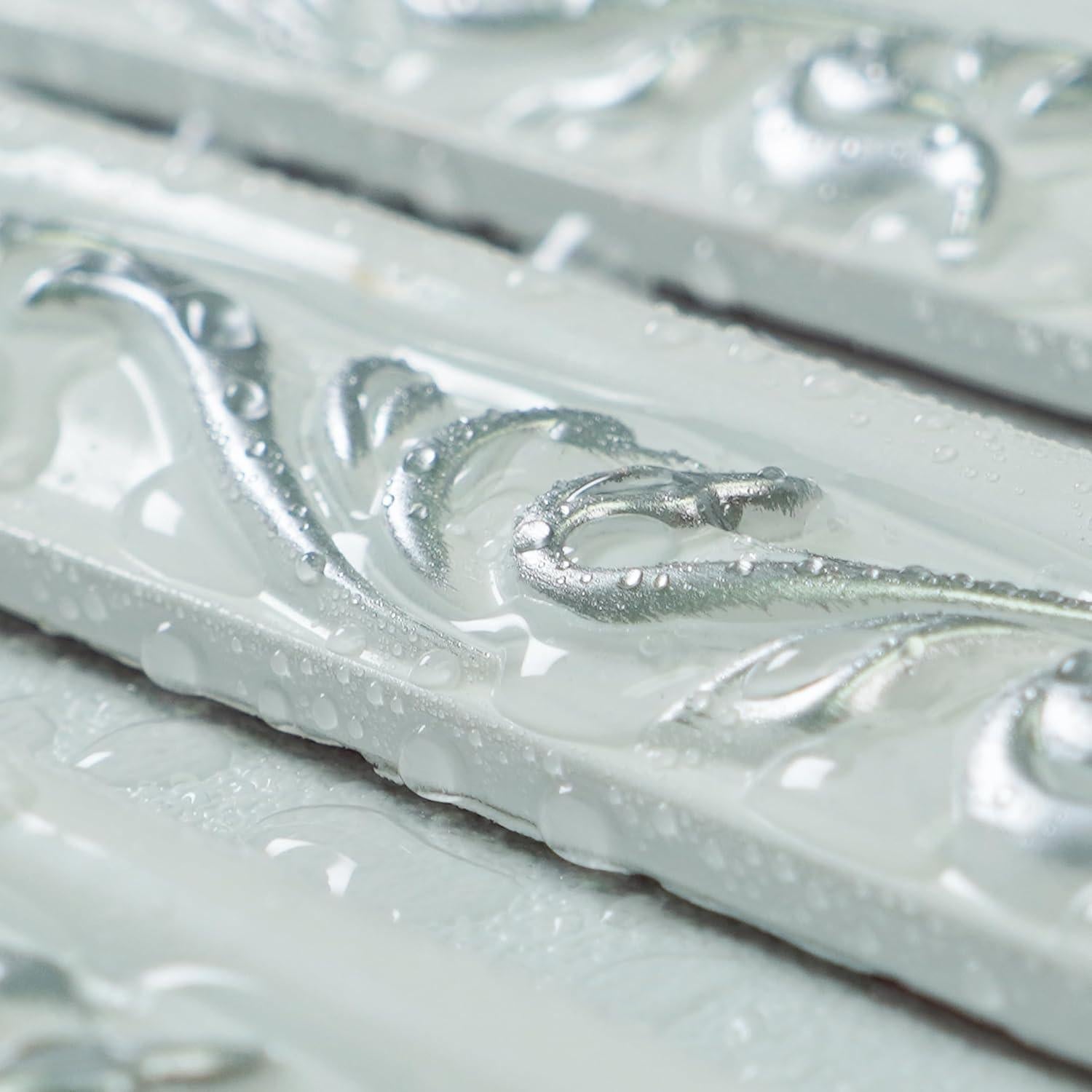 Tira Autoadhesiva COLAMO 5.0m Blanca Cromada para Bordes