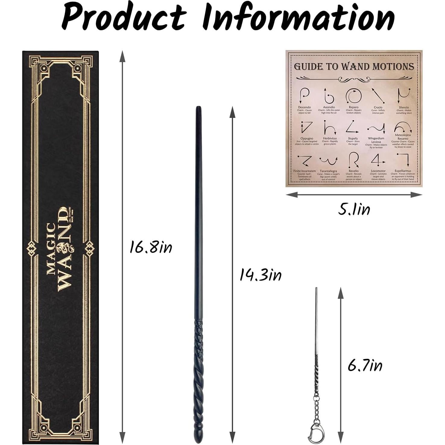 Varita Mágica KingVows para Niños con Guía y Regalo