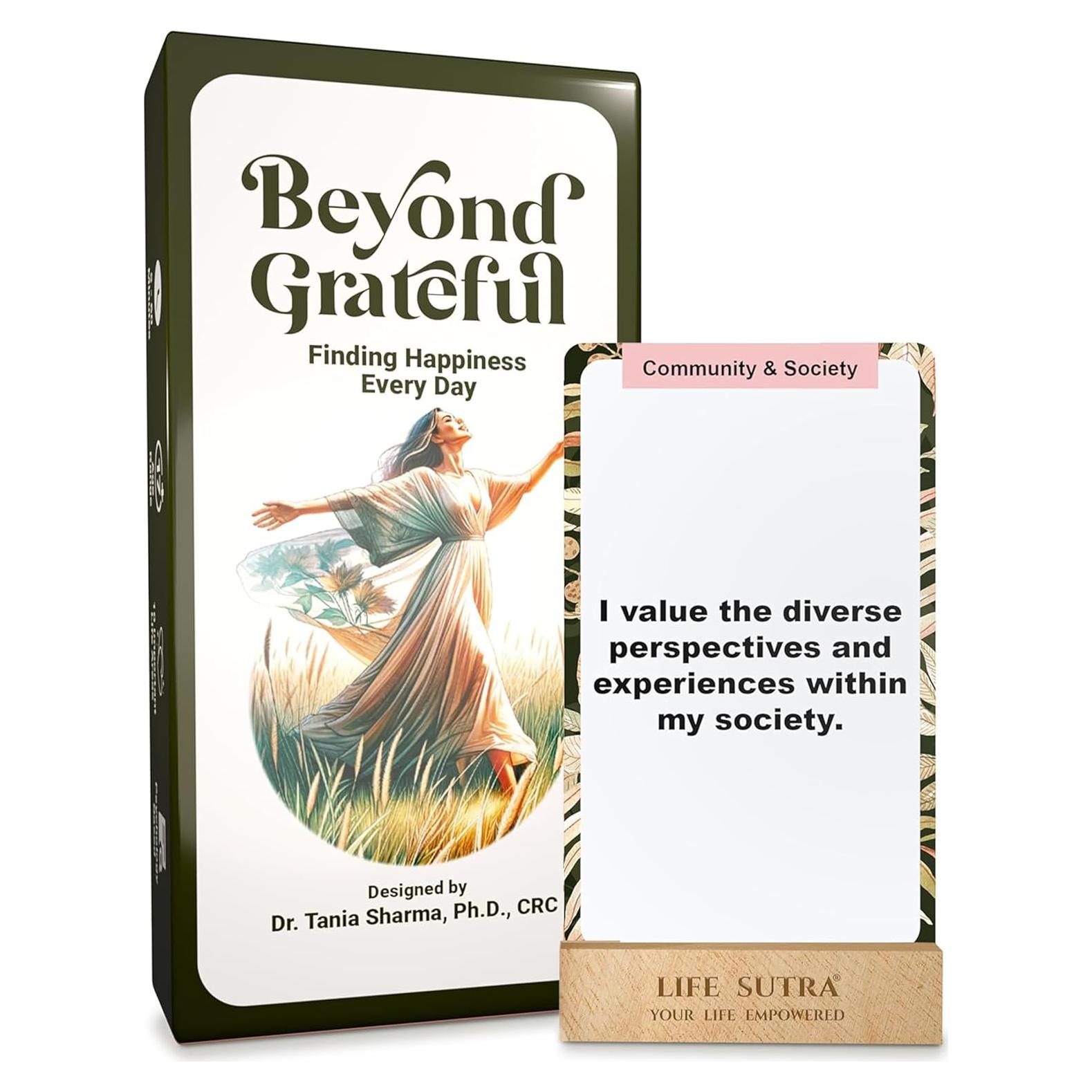 Tarjetas de Afirmación Diarias Life Sutra - 80 Tarjetas para Salud Mental