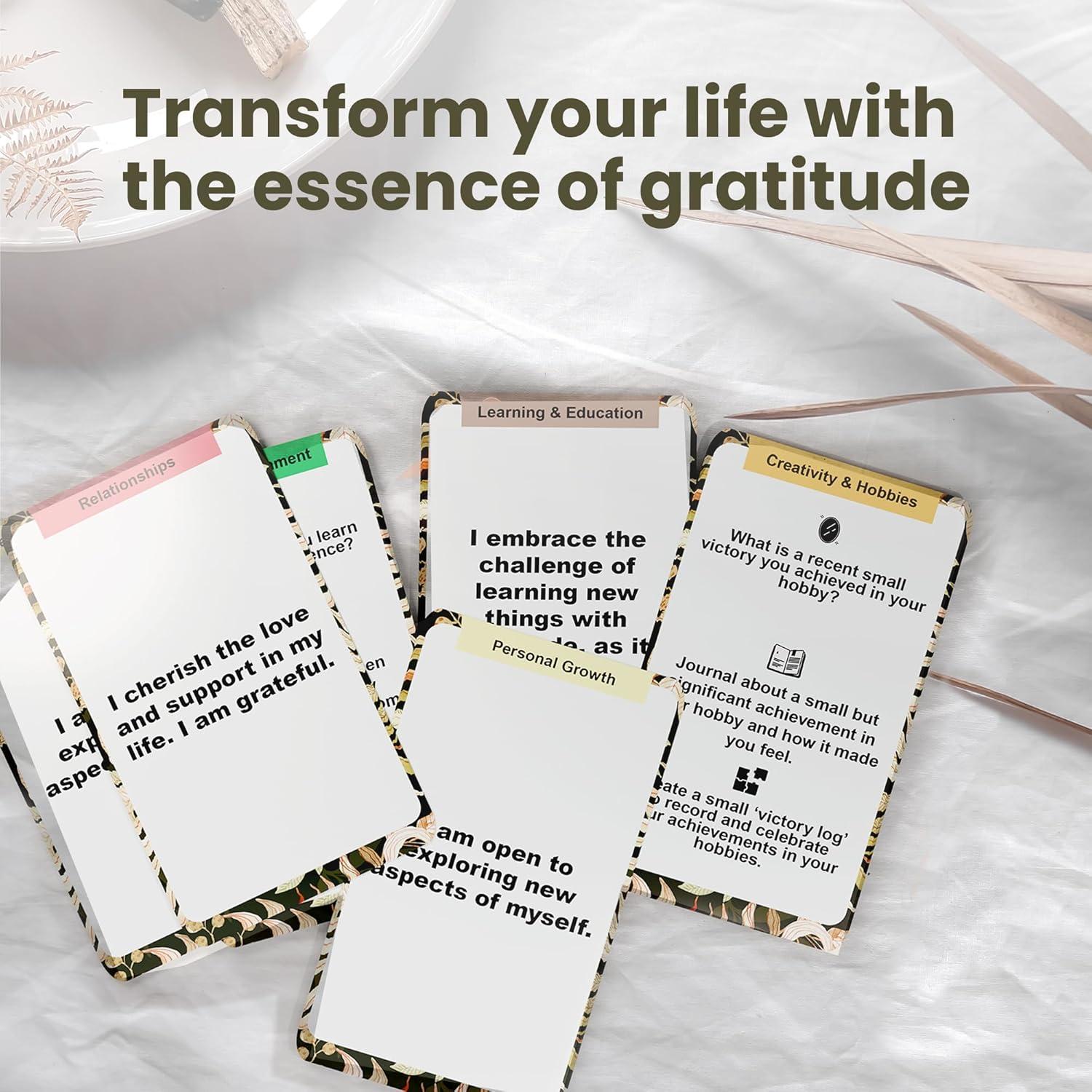 Tarjetas de Afirmación Diarias Life Sutra - 80 Tarjetas para Salud Mental