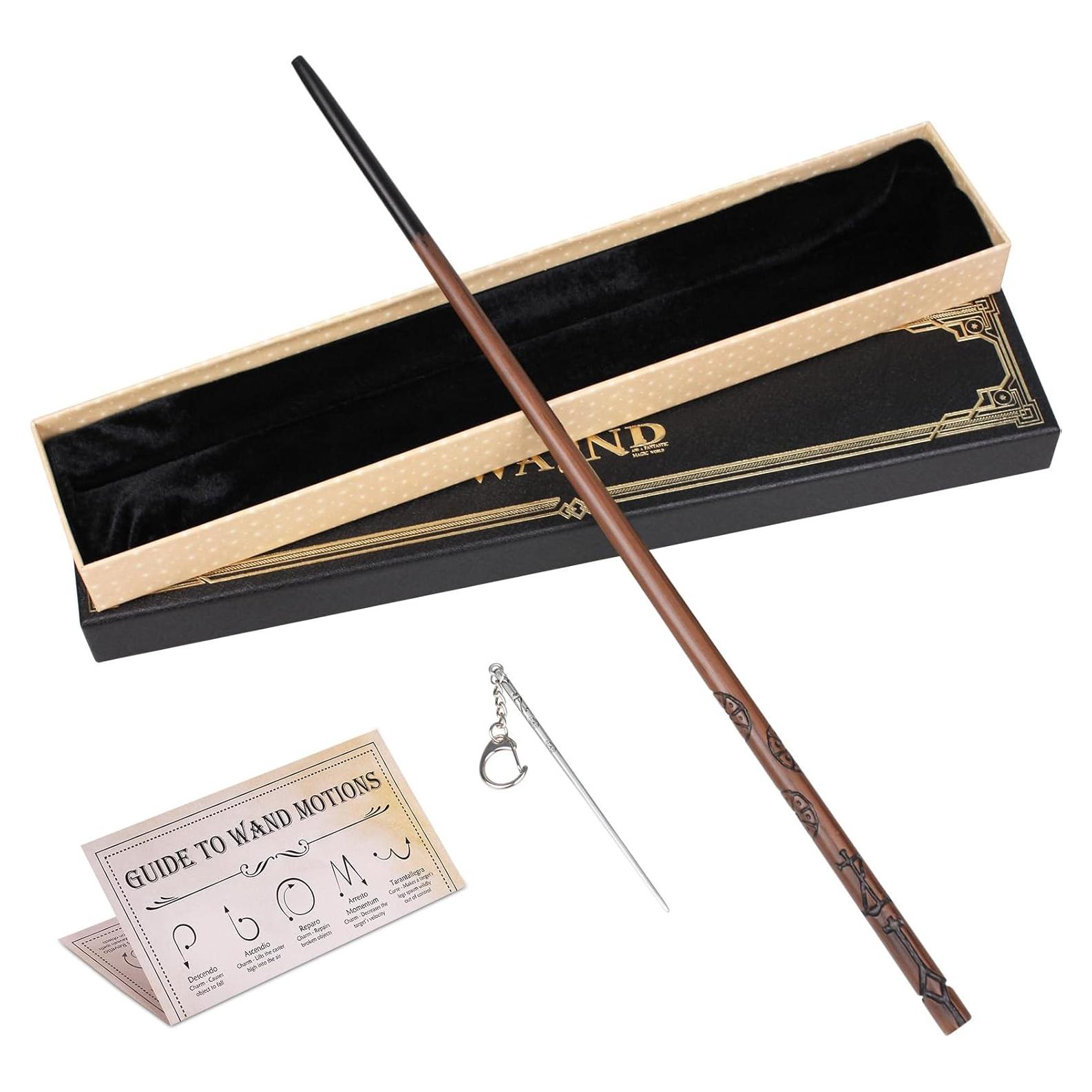 Varita Mágica KingVows para Cosplay de Bruja con Guía