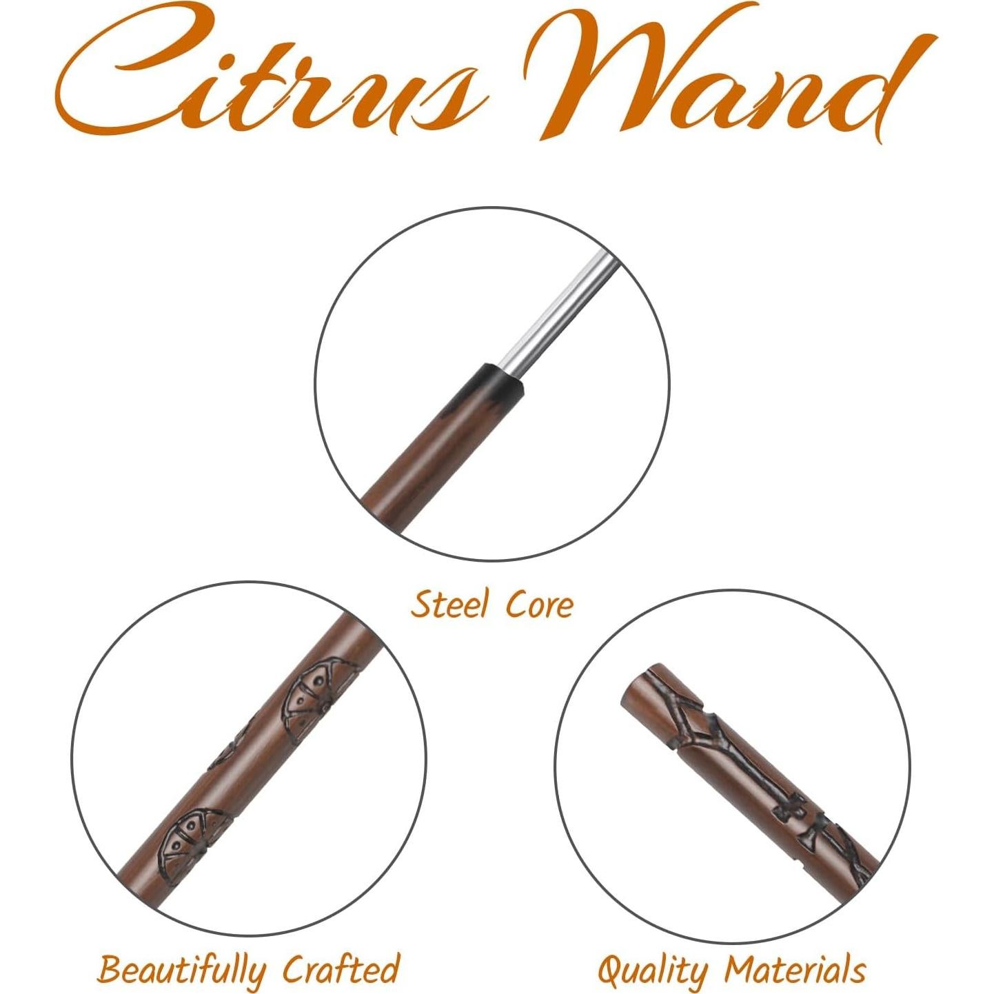 Varita Mágica KingVows para Cosplay de Bruja con Guía