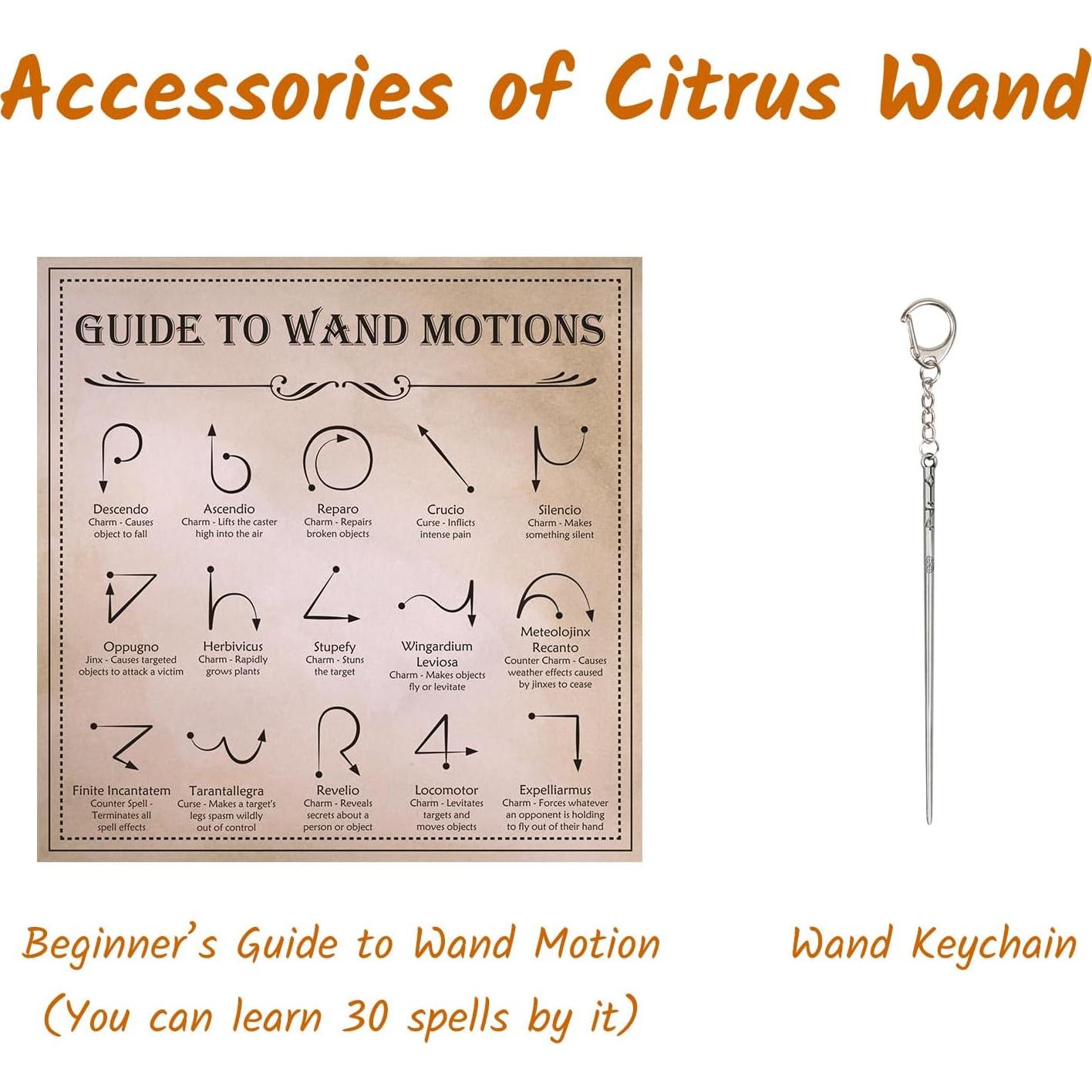 Varita Mágica KingVows para Cosplay de Bruja con Guía