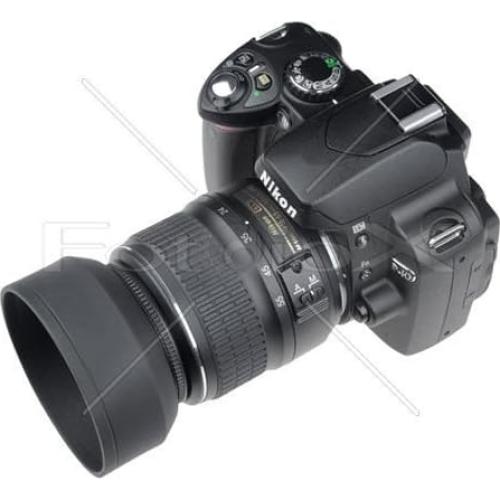 Capucha de Lente de Goma Fotodiox 49mm con Montaje de Rosca