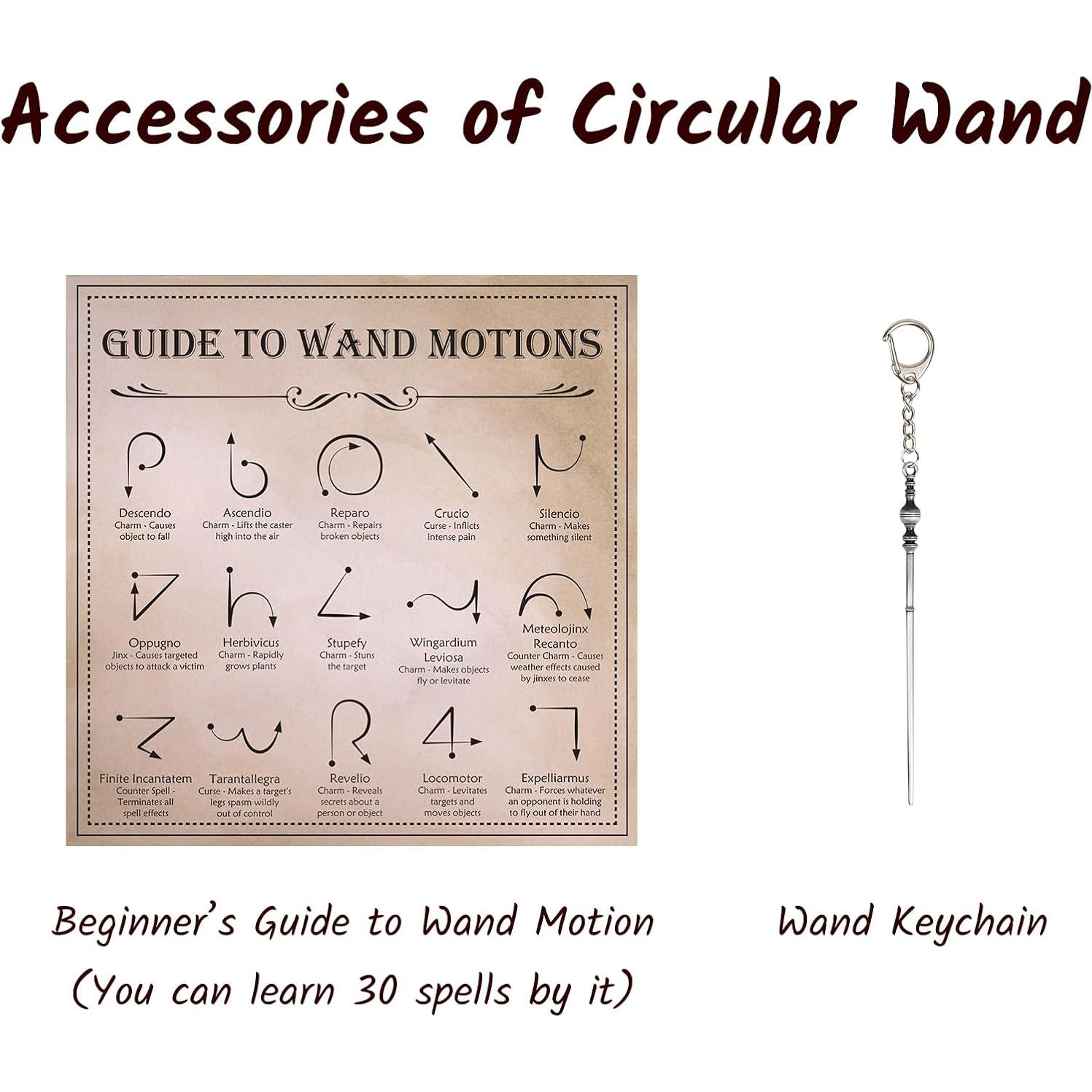 Varita Mágica KingVows para Cosplay de Bruja con Caja