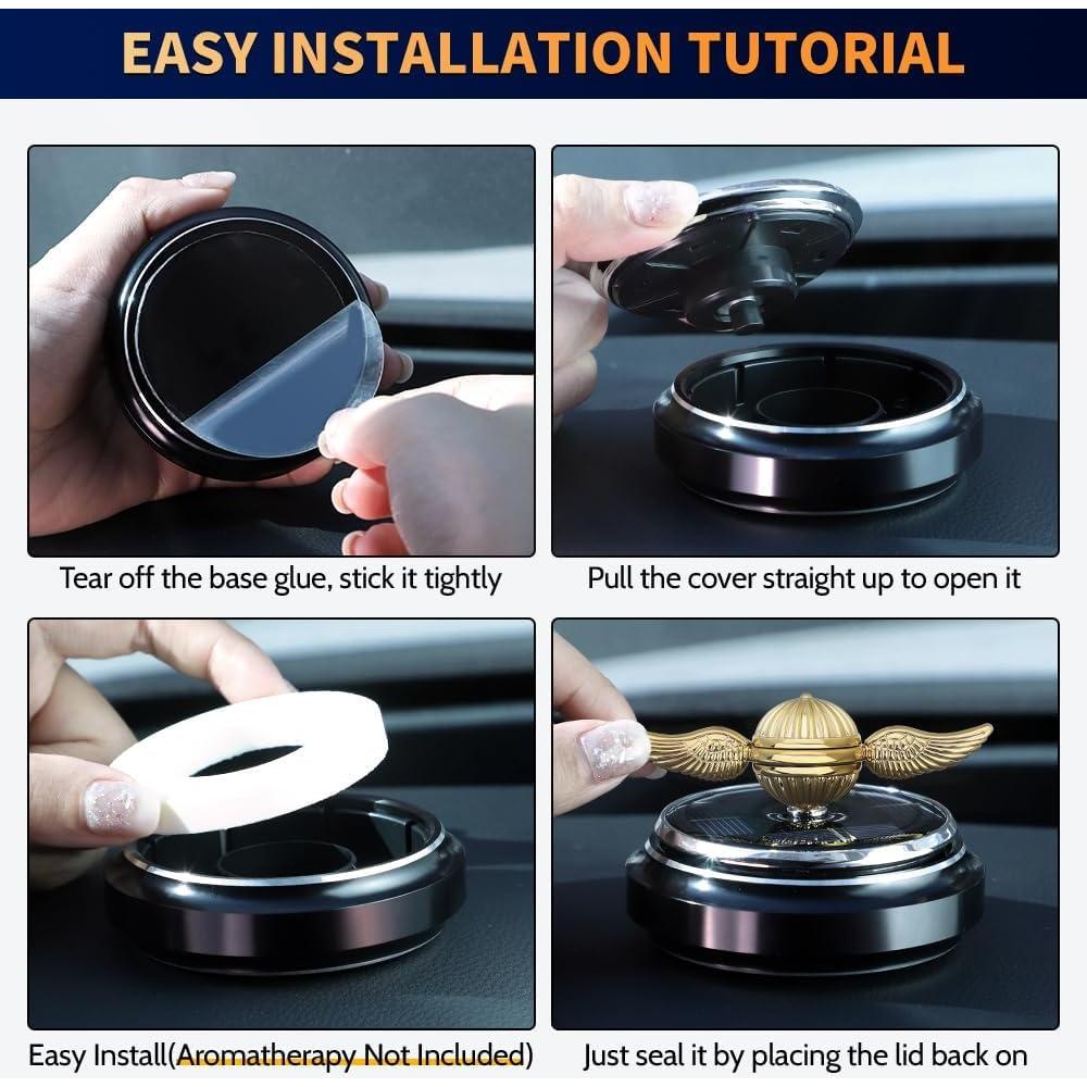 Ambientador de Coche Mechaniker Solar con Fragancia Natural