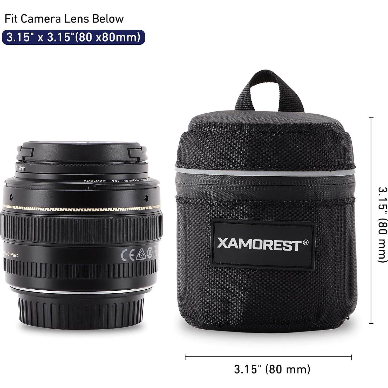 Funda para Lentes de Cámara XAMOREST Impermeable 10.49x9.50cm