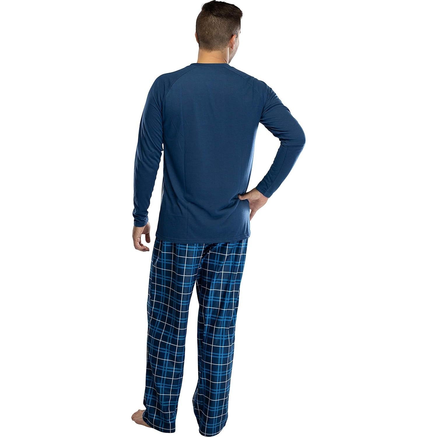 Pijama Harry Potter Raglán Hombre - Ravenclaw Cuadros