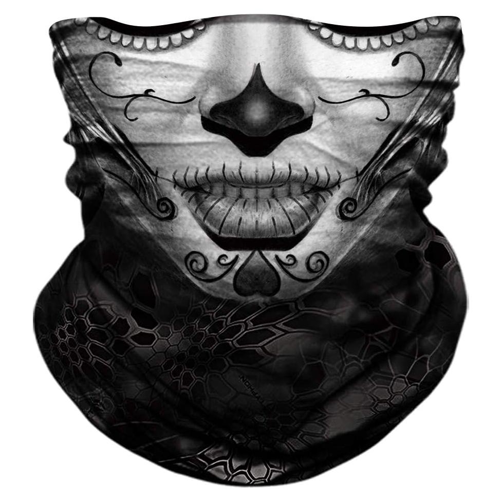 Bufanda Multifuncional TERNK Negra - Protección UV50+ para Deportes