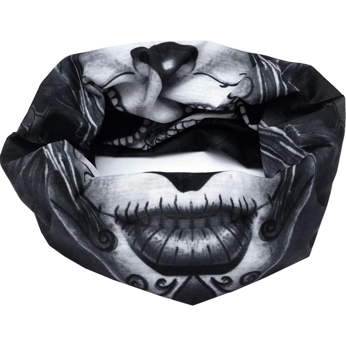 Bufanda Multifuncional TERNK Negra - Protección UV50+ para Deportes