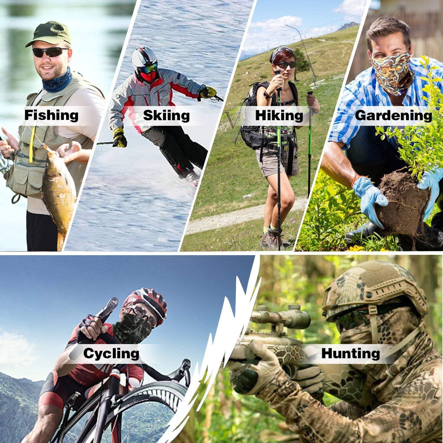 Bufanda Multifuncional TERNK Negra - Protección UV50+ para Deportes