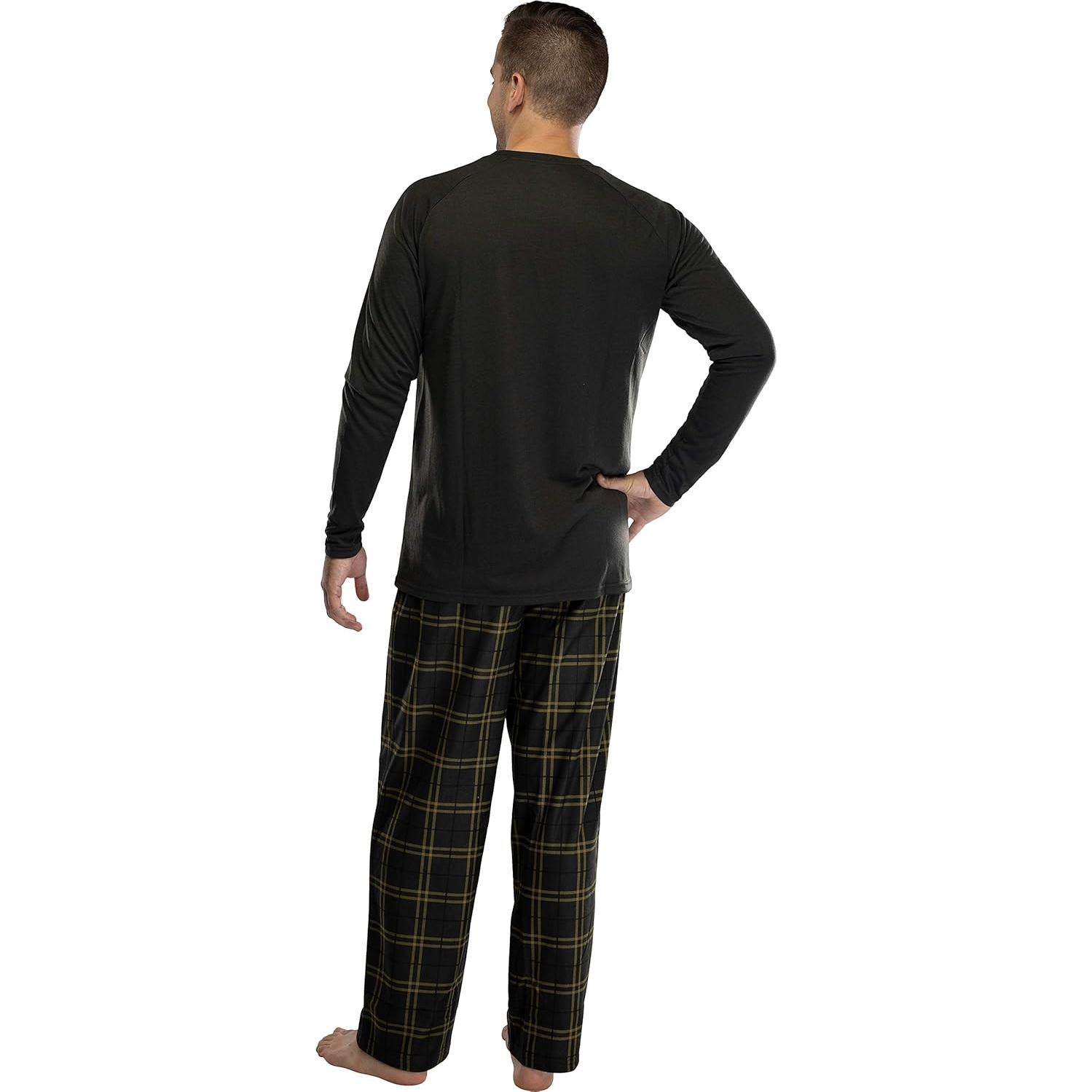 Pijama Harry Potter Raglán Hufflepuff para hombres