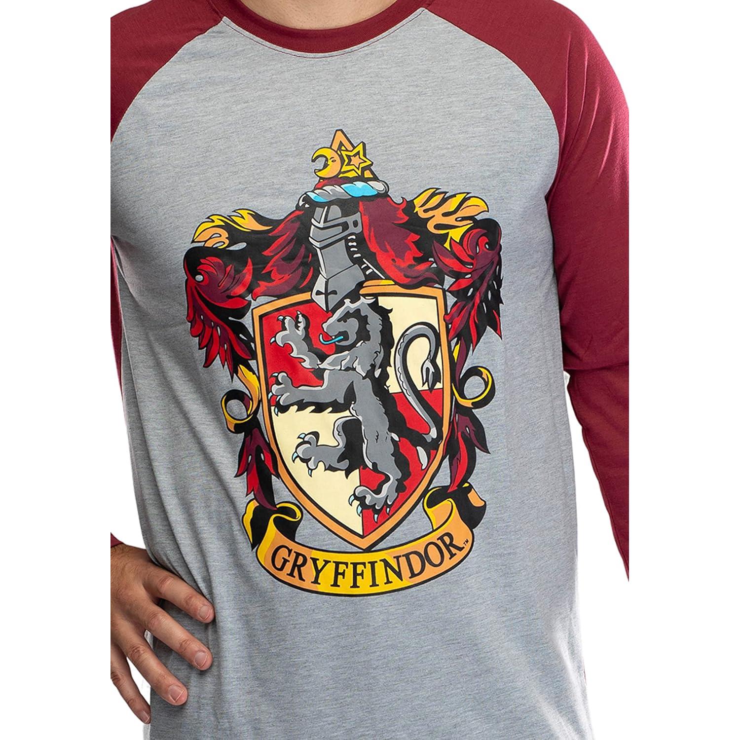 Pijama Harry Potter Raglán y Pantalones Cuadros - Ravenclaw