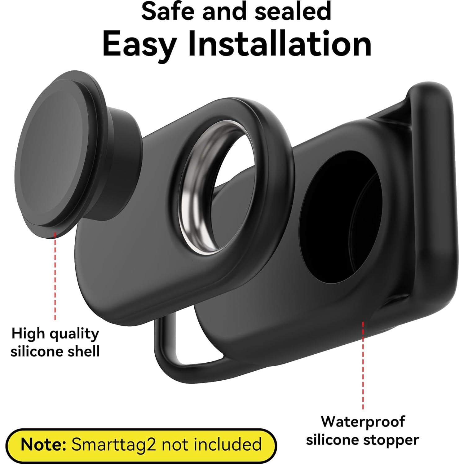 Soporte para Collar de Perro DDJ para Samsung Smart Tag 2 - Impermeable