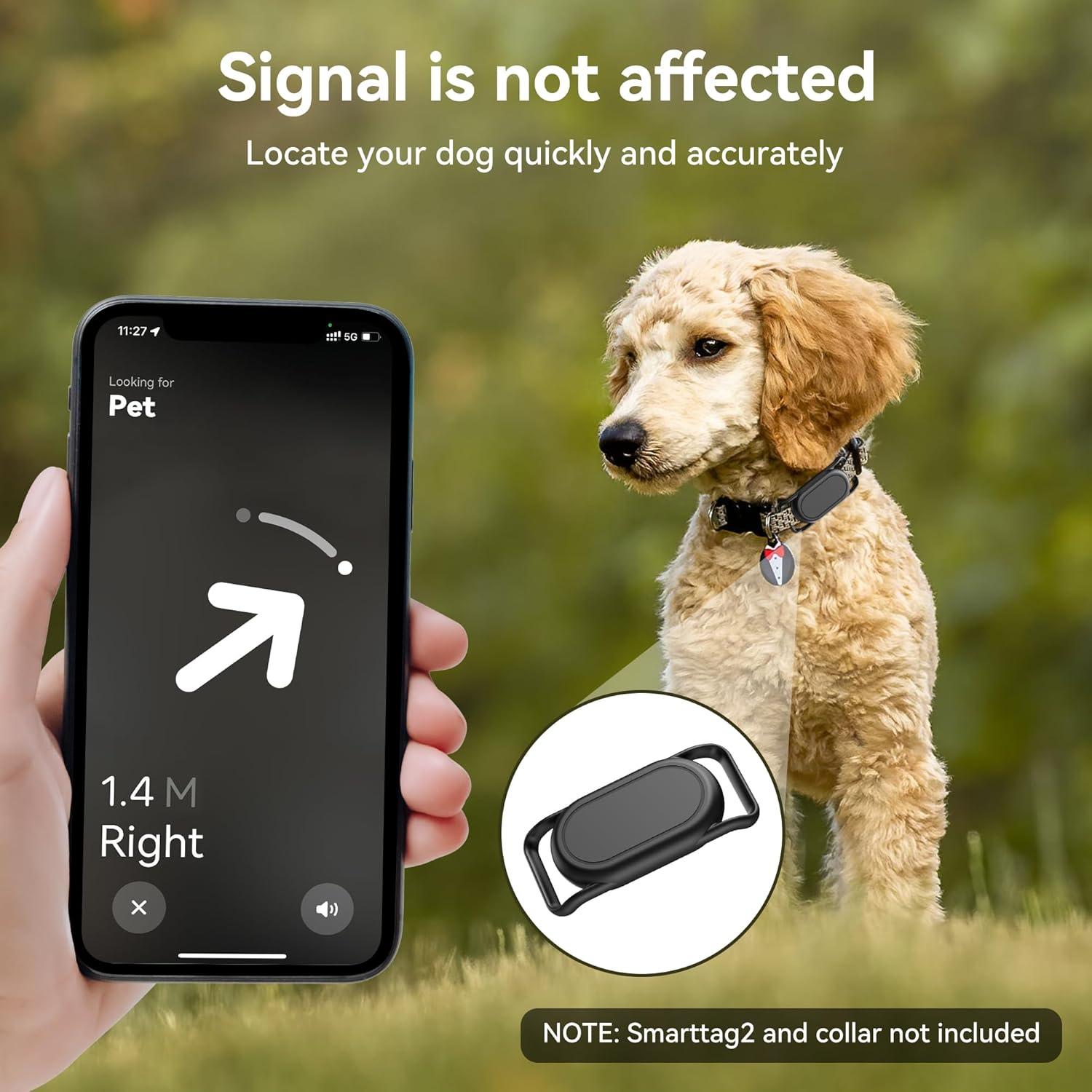 Soporte para Collar de Perro DDJ para Samsung Smart Tag 2 - Impermeable