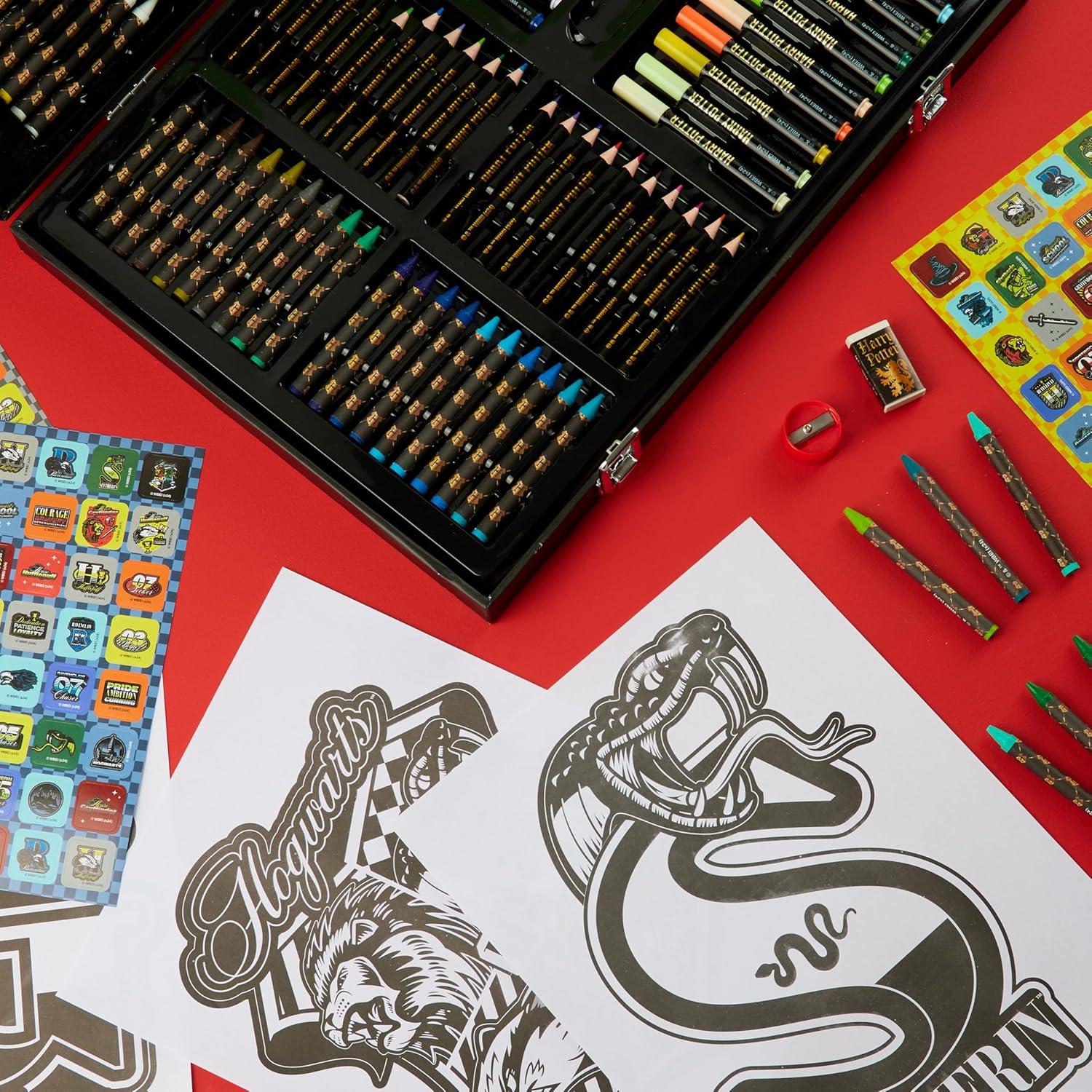 Juego de lápices de colores Harry Potter 130 piezas Estuche