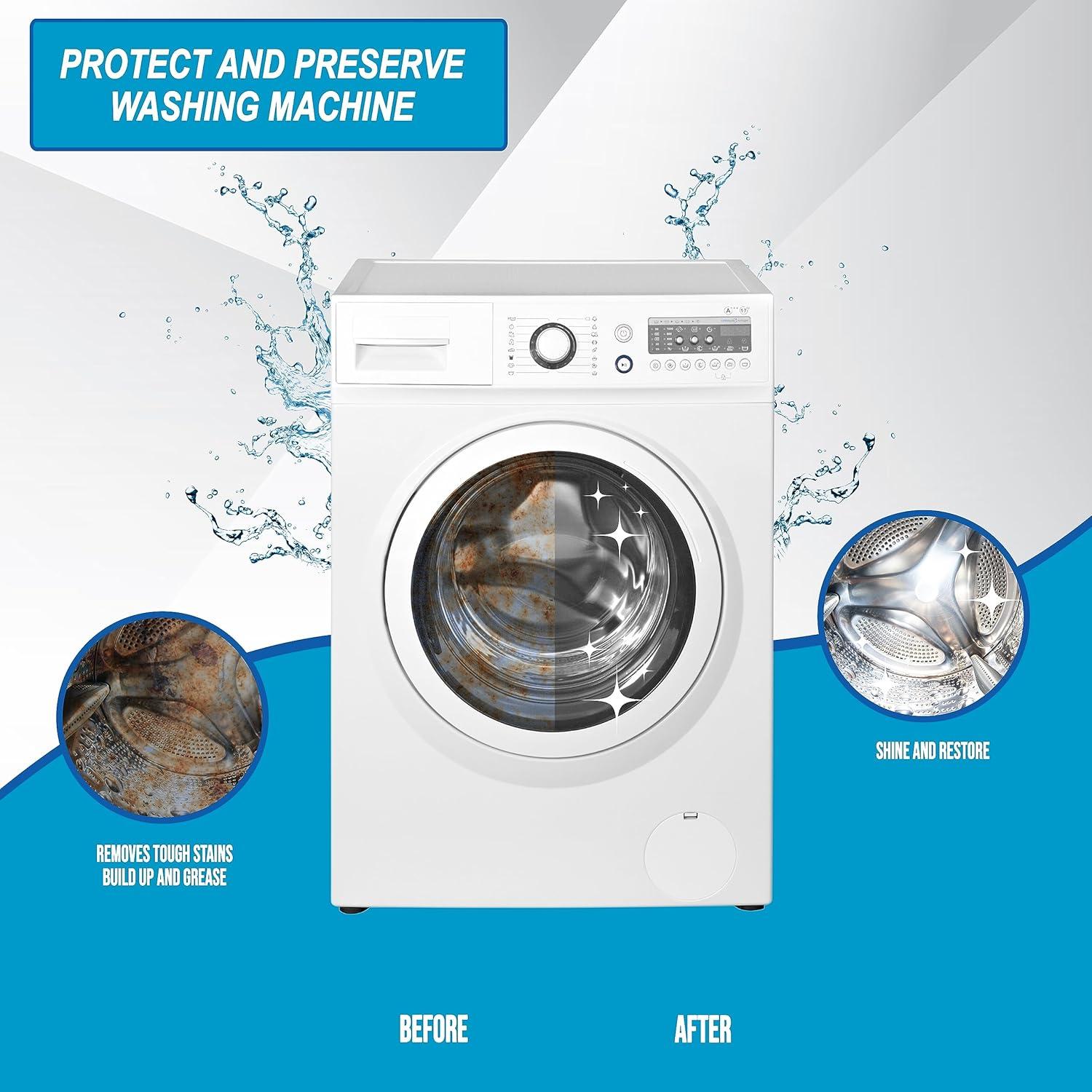 Tabletas Limpiadoras de Lavadora Air Jungles 24 Unidades Sin Fragancia