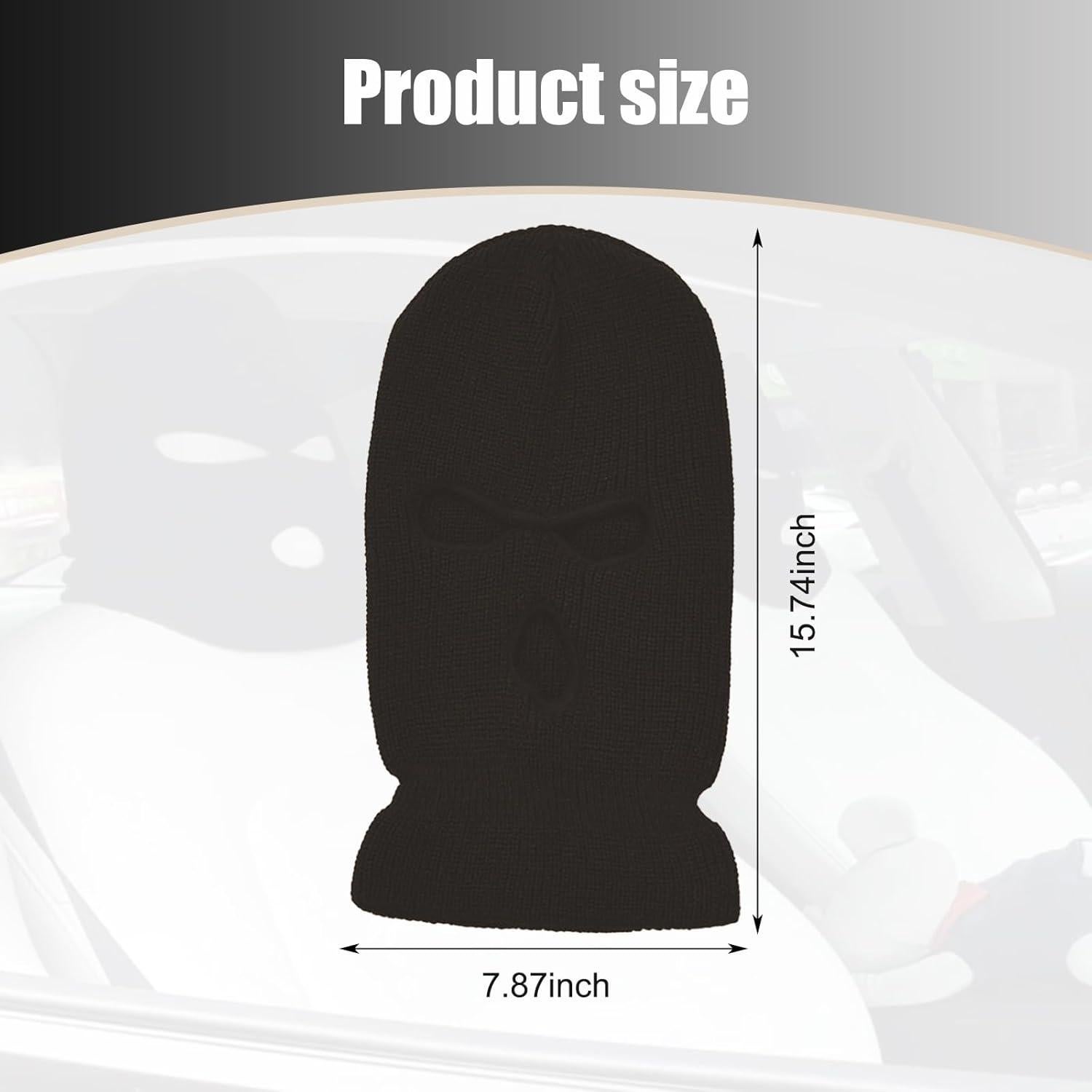 Funda de Reposacabezas de Coche Flygun 2 PCS Negro Diseño Divertido