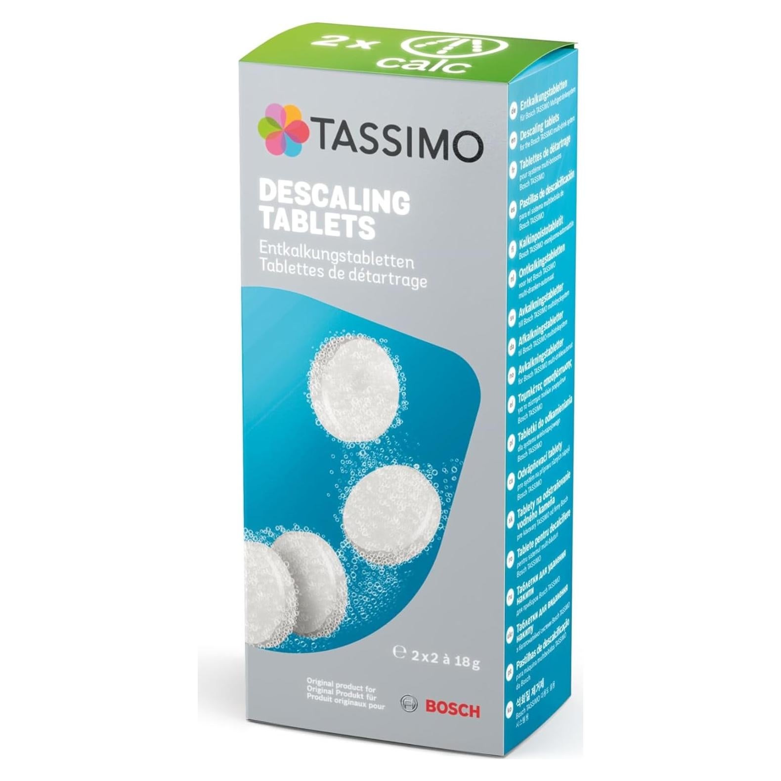 Tabletas descalcificadoras Bosch Tassimo TCZ6004 - 4 unidades