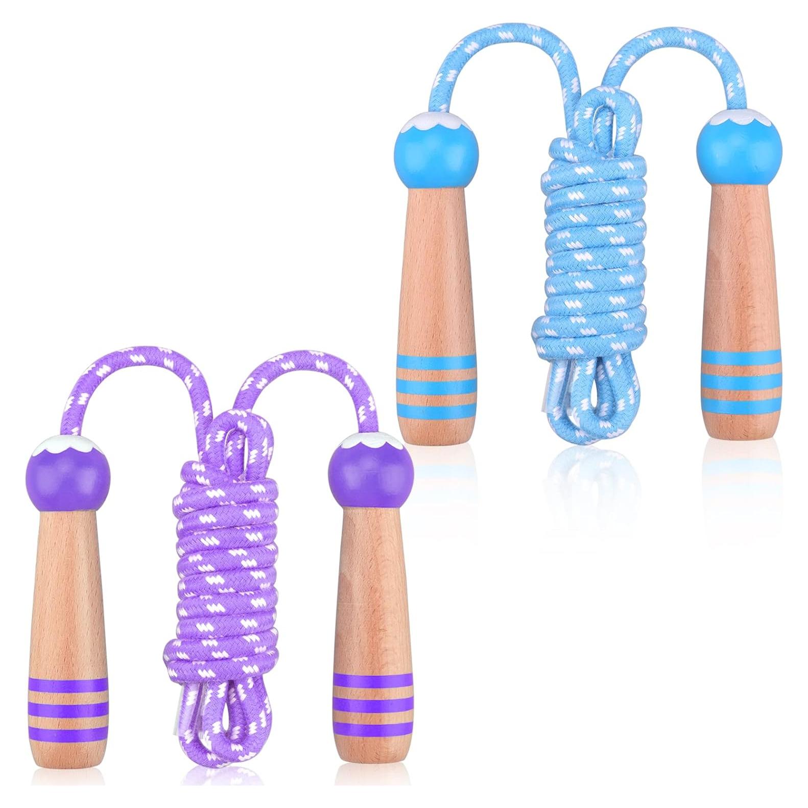 Cuerda de saltar ajustable Lorvain para niños 2.6m