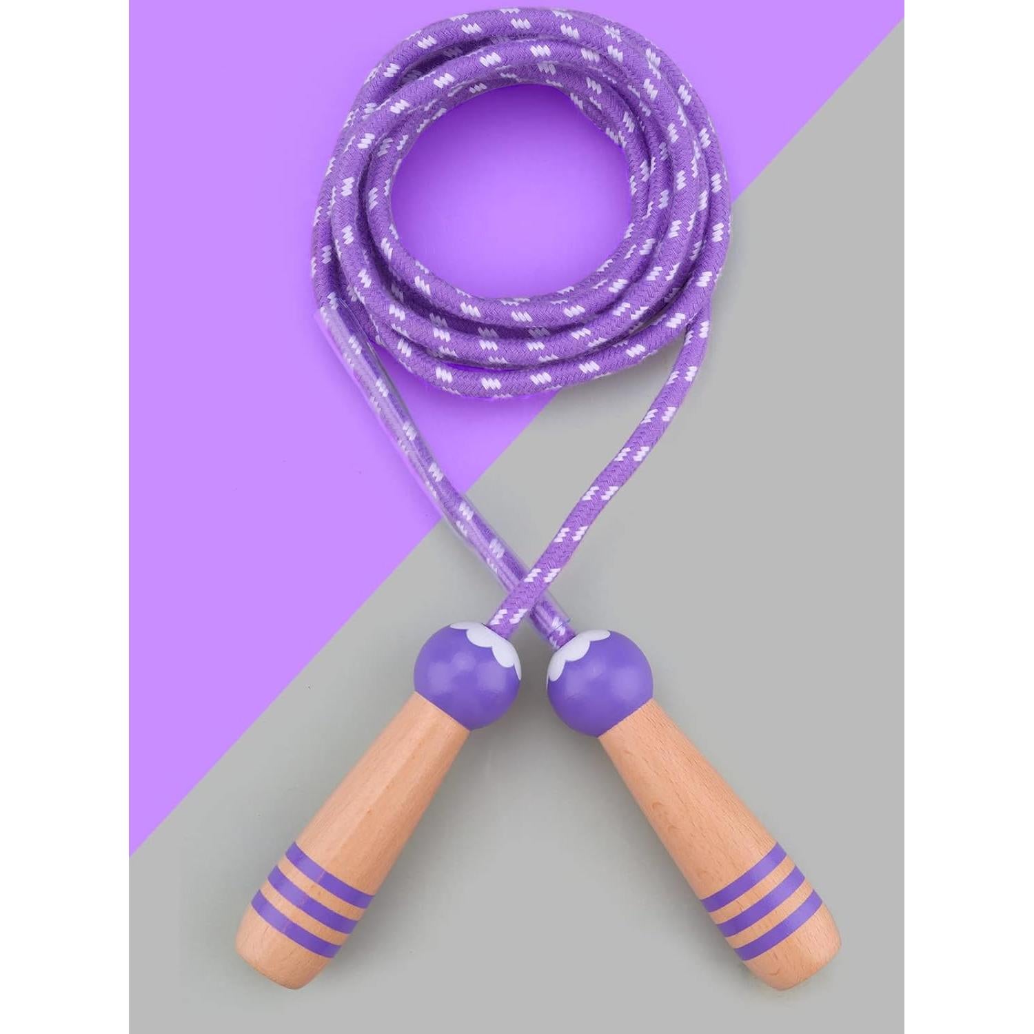 Cuerda de saltar ajustable Lorvain para niños 2.6m