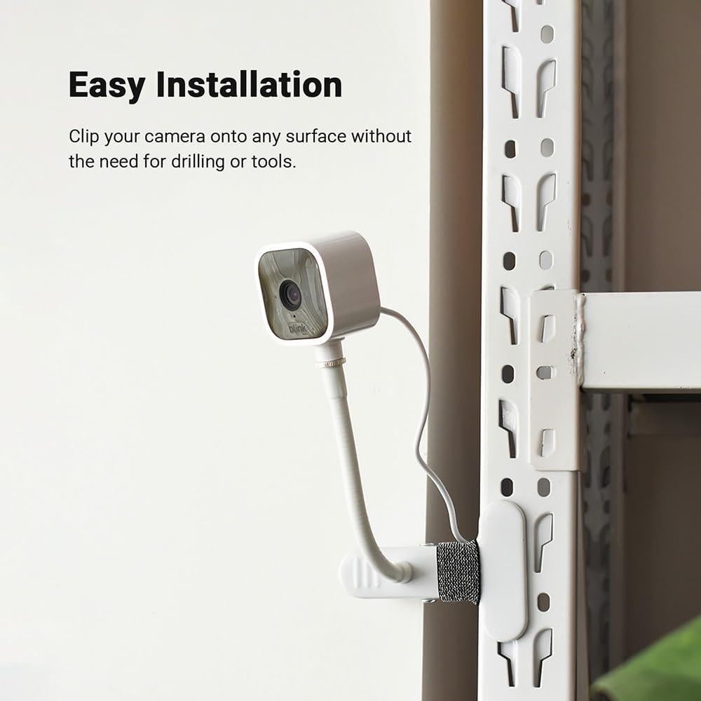 Soporte de Clip Holicfun para Cámaras de Seguridad - Brazo 15cm