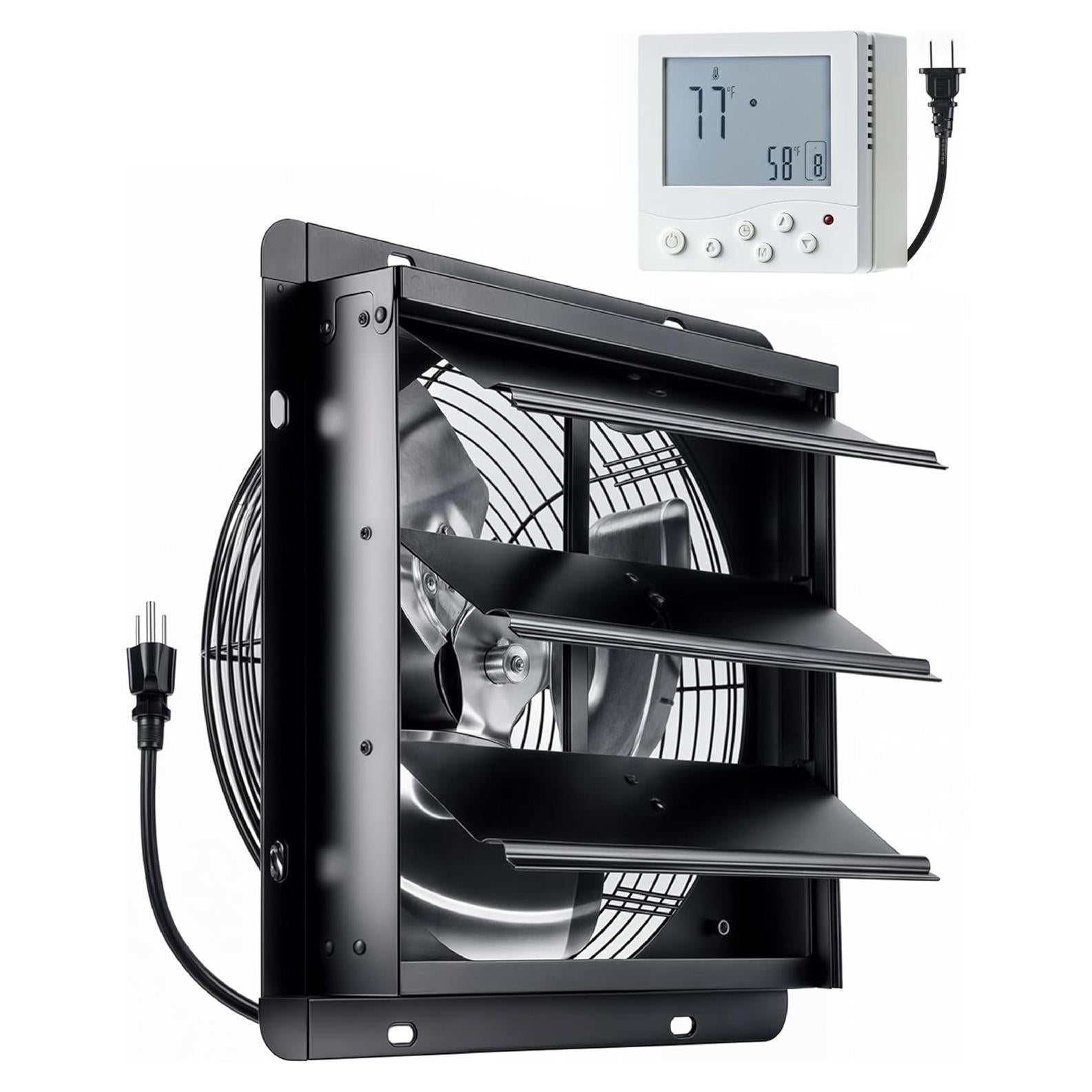 Ventilador de Escape InoKraft 12" con Control Remoto 1500 CFM
