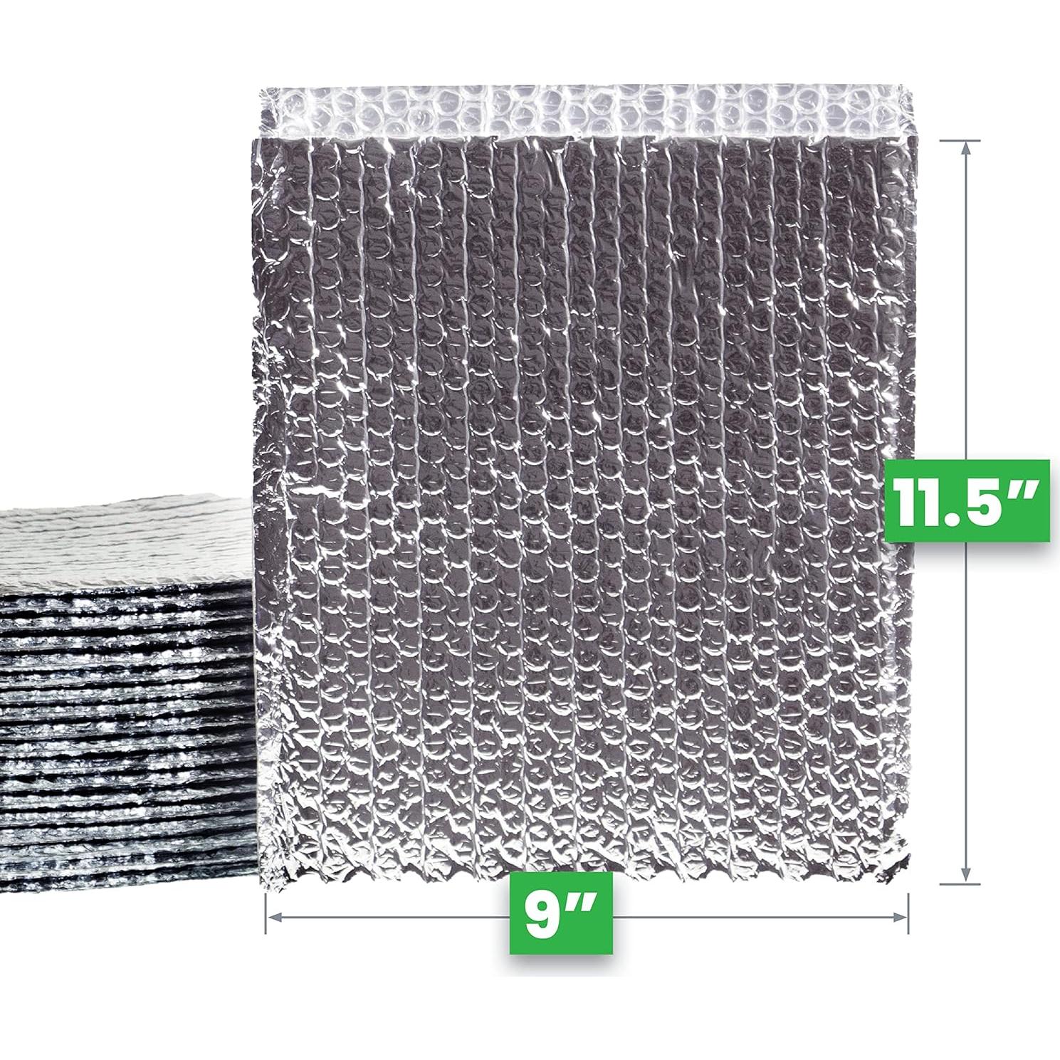 EcoFoil Sobres Térmicos Aislados 9x11.5" - Paquete de 25