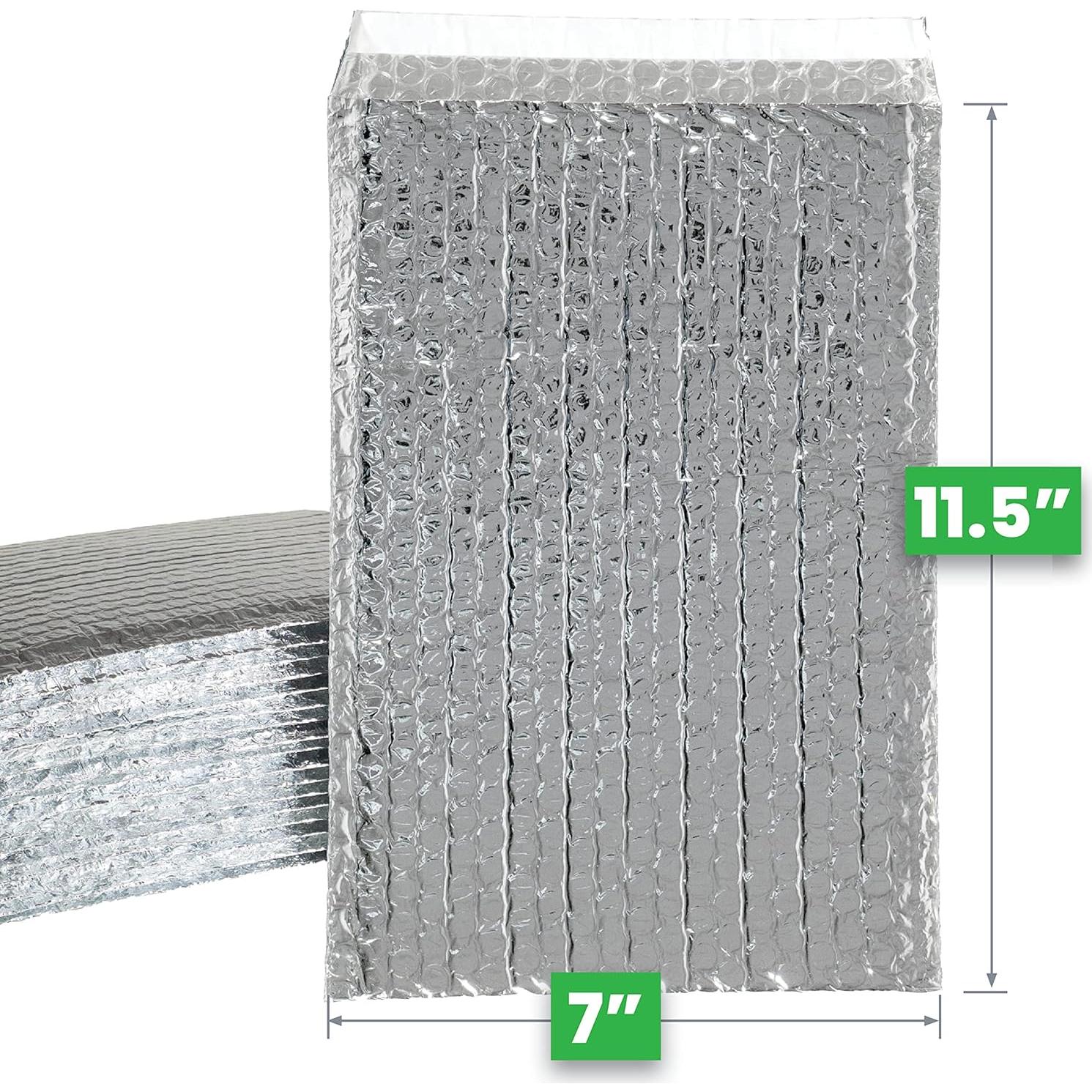 EcoFoil Sobres Térmicos Aislados 17.78x29.21 cm - Paquete de 100