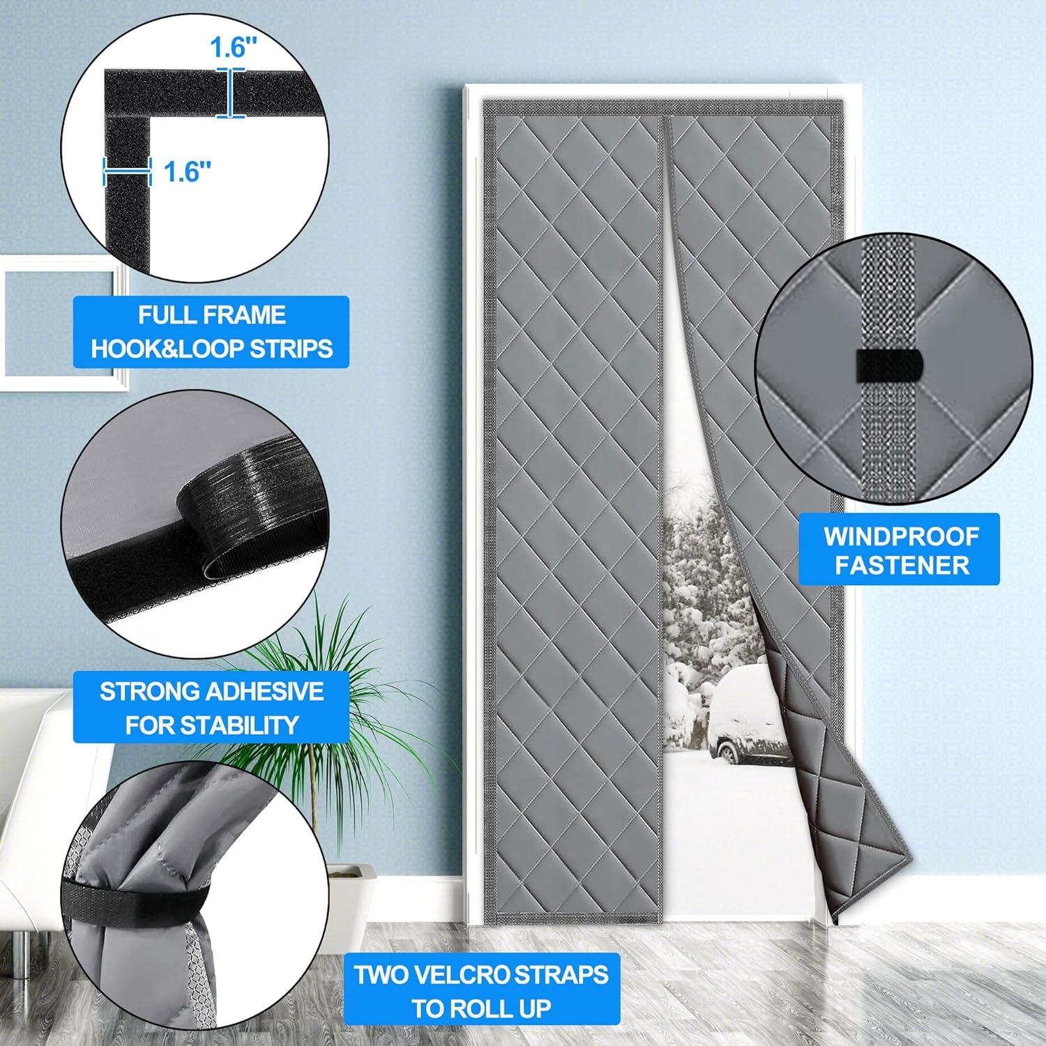 Cortina de Puerta Aislante Magnética RELIANCER 30x78 cm Impermeable