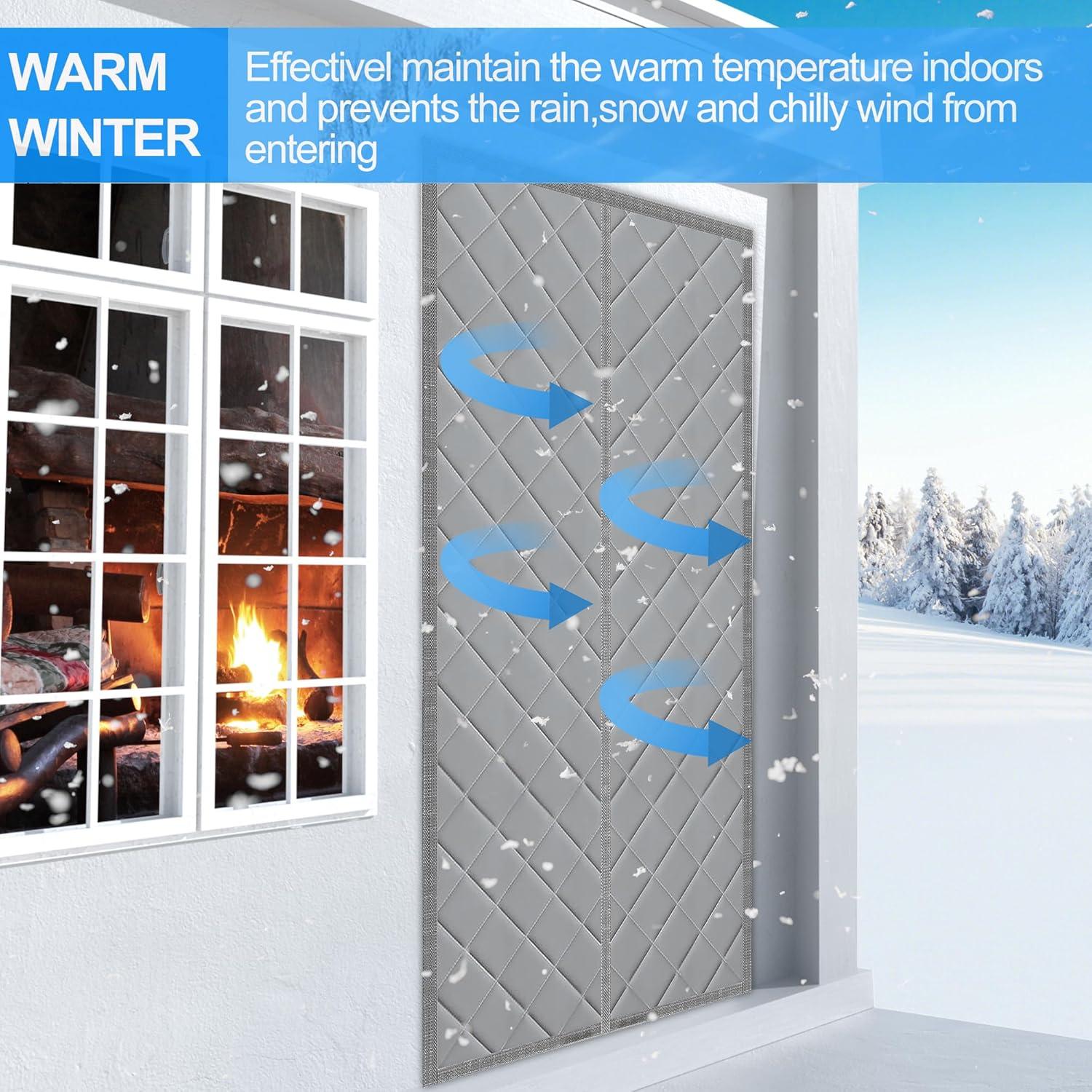 Cortina de Puerta Aislante Magnética RELIANCER 30x78 cm Impermeable