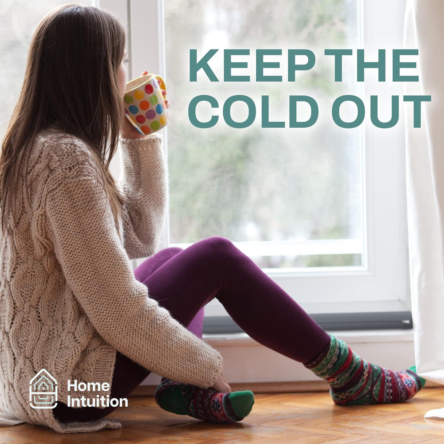 Detenedor de Corrientes de Aire Home Intuition 91 cm Negro