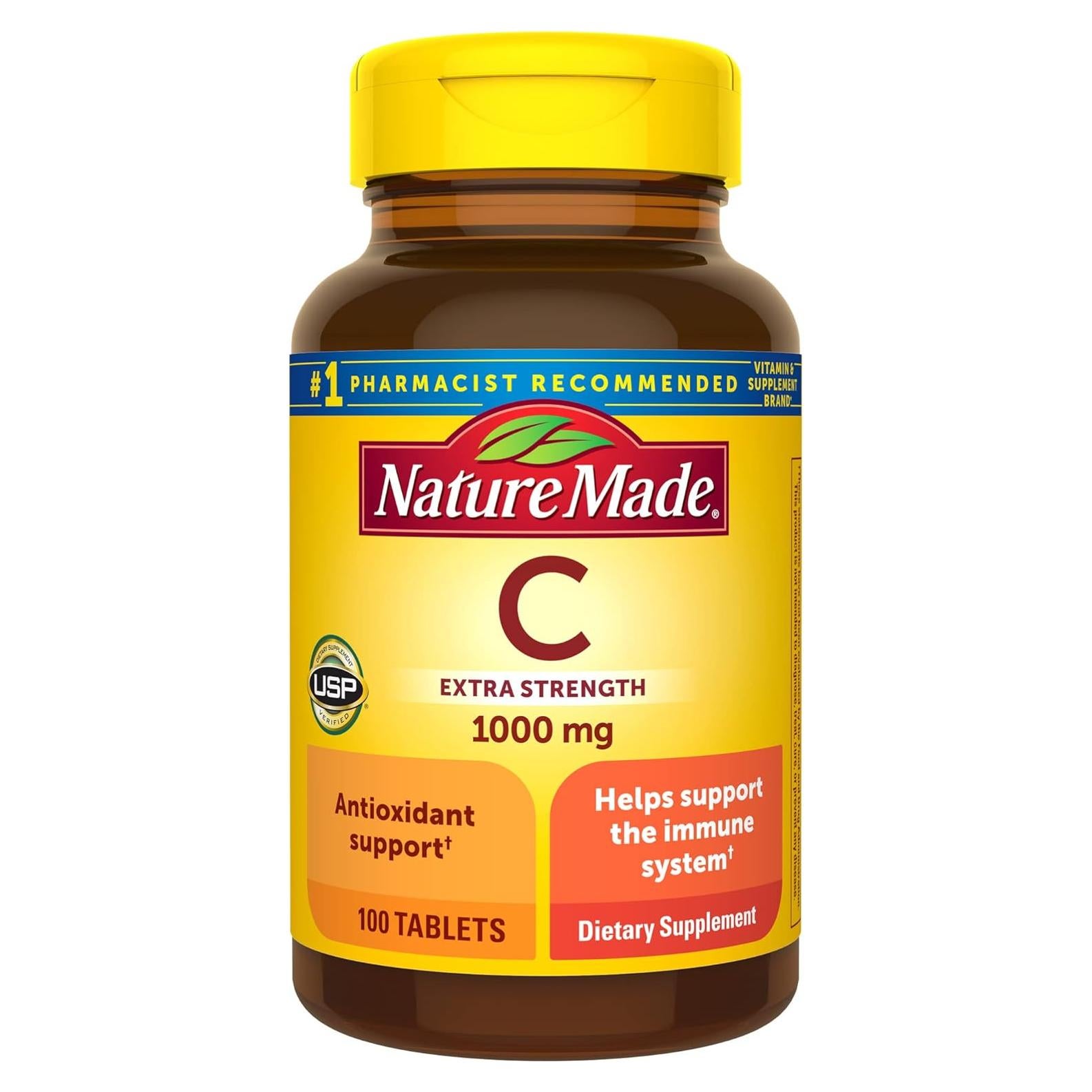 Nature Made Vitamina C 1000 mg Extra Fuerte 100 Tabletas