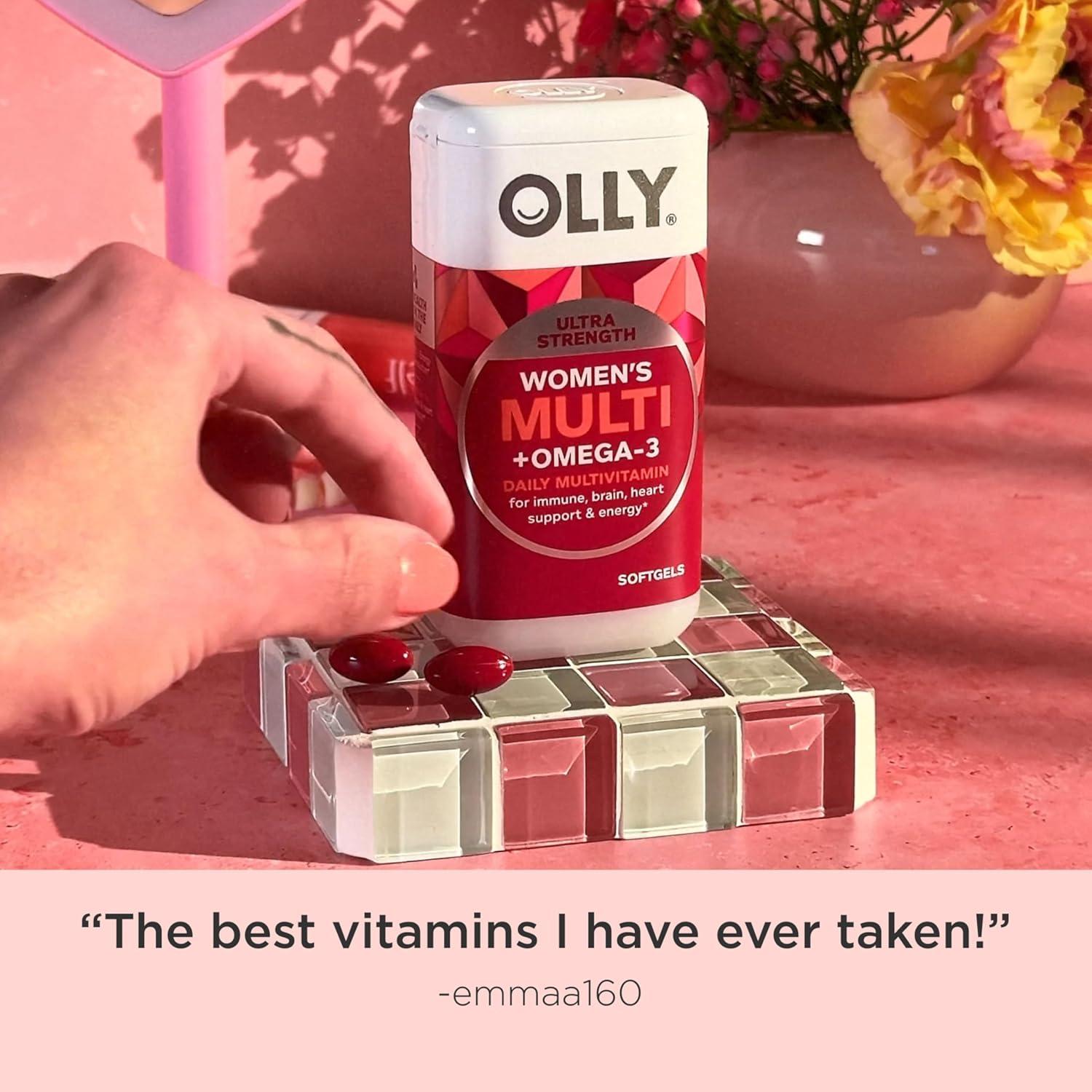 OLLY Multivitaminas Suaves para Mujeres 60 Unidades Omega-3