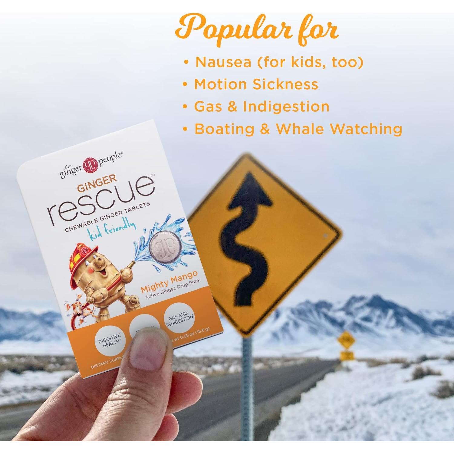 Tabletas Masticables The Ginger People Mango 24 Unidades