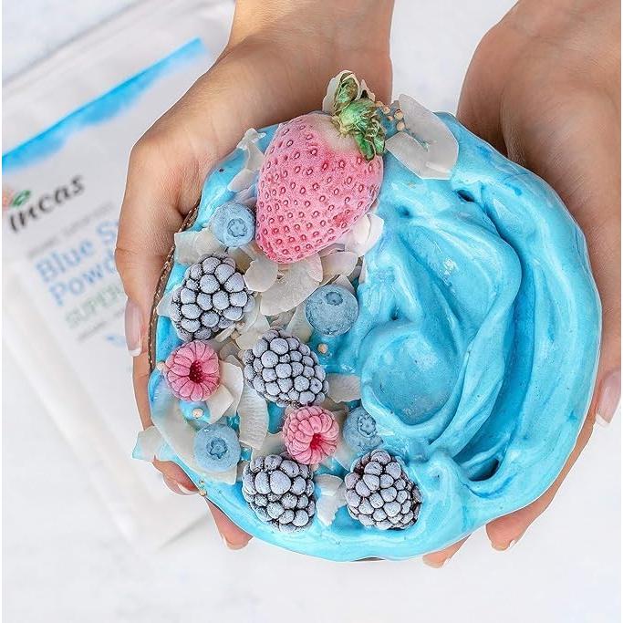 Polvo de Espirulina Azul Orgánica Incas 30 Gramos - Colorante Natural