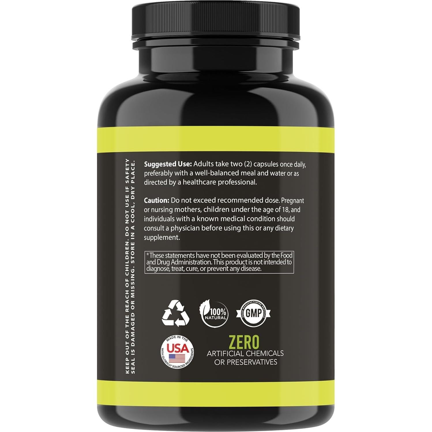 Suplementos Enfurecidos Controla el Antojo - 60 Cápsulas Salud Digestiva