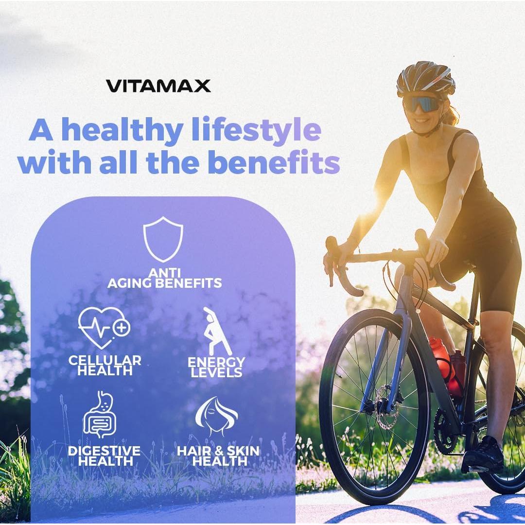 Suplemento Antienvejecimiento Vitamax 20 en 1 - 60 Cápsulas