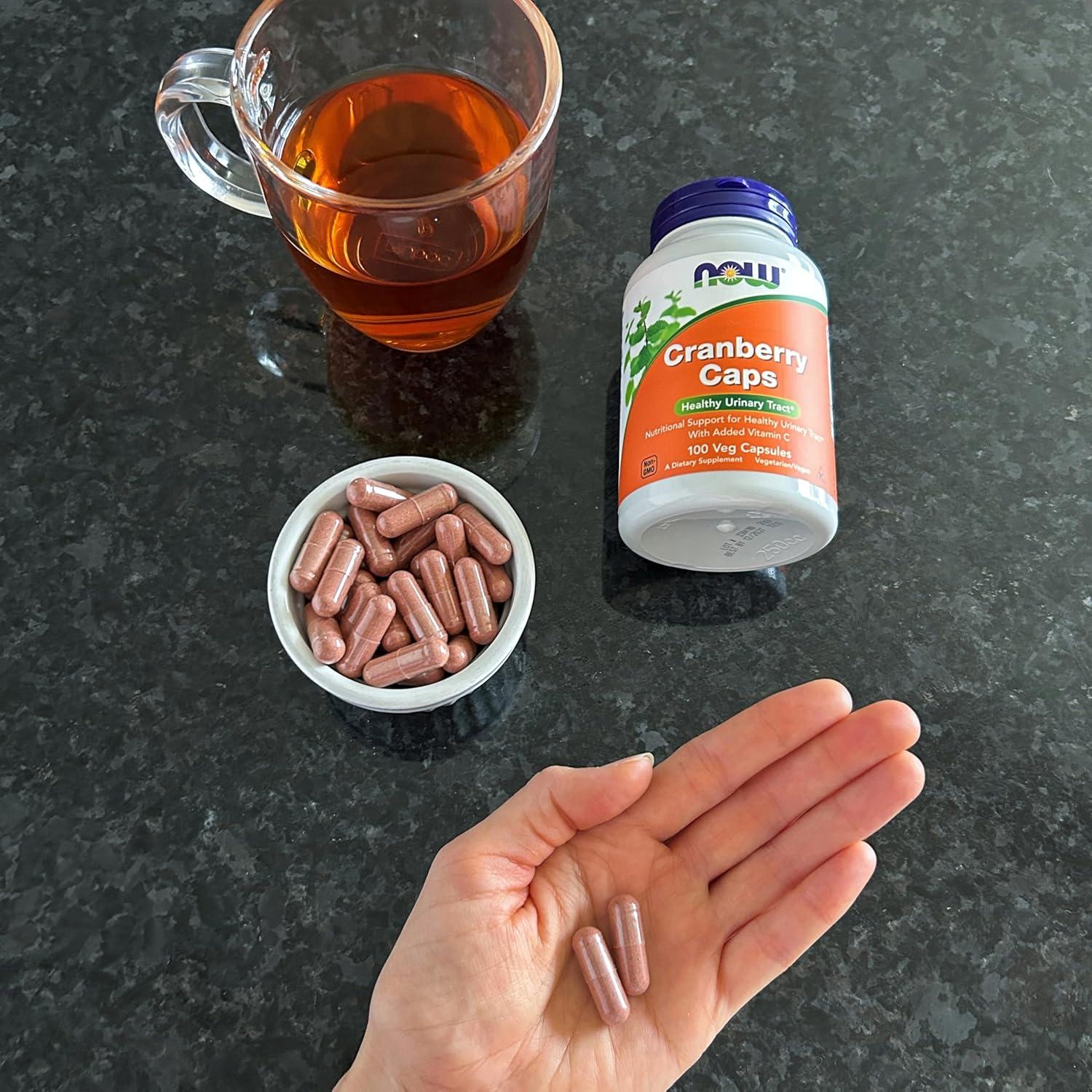 Cápsulas de Arándano NOW Foods 700 mg con Vitamina C 100 Unidades