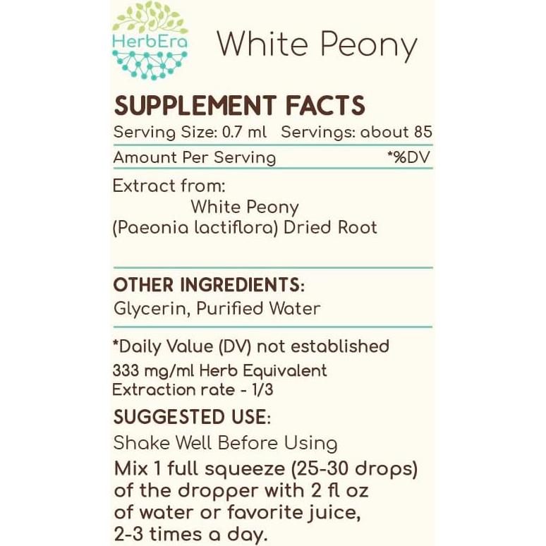 Extracto de Hierbas Peonía Blanca HerbEra 59.15 ml Sin Alcohol