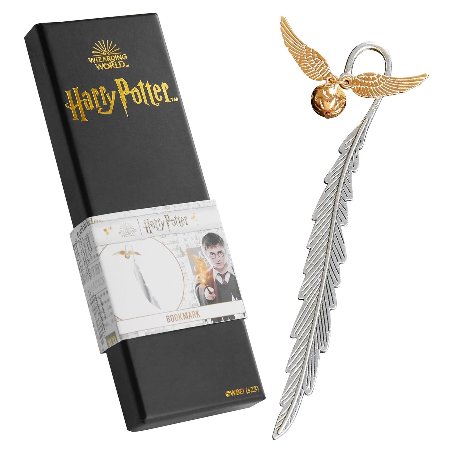 Marcador de Metal Harry Potter Golden Snitch con Encanto