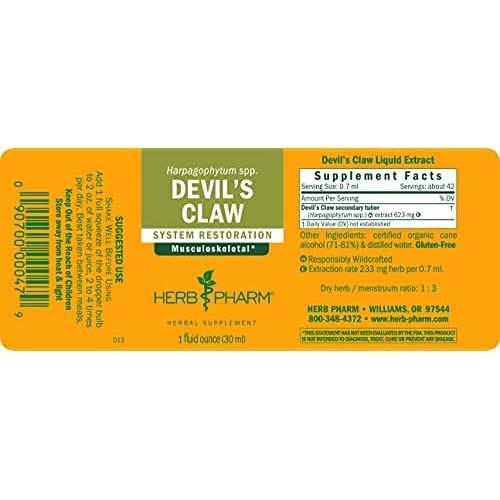 Extracto Líquido de Garra del Diablo Herb Pharm 30 ml