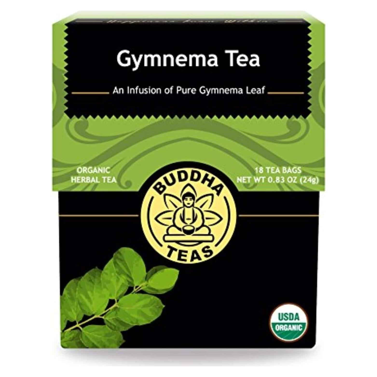 Té de Hoja de Gymnema Sylvestre Orgánico Buddha Teas - 18 Bolsitas