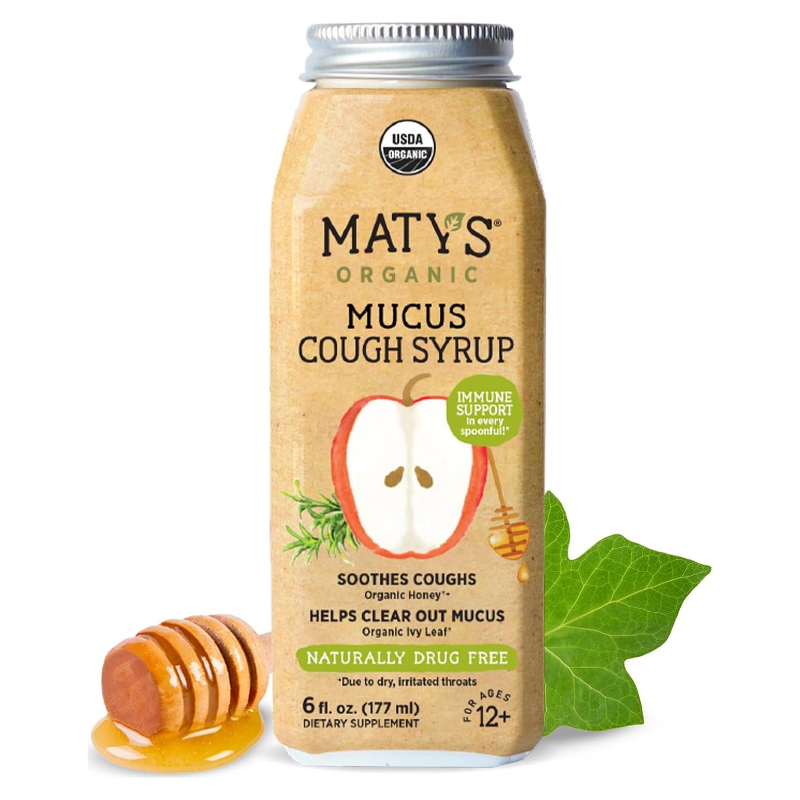 Jarabe para la tos Maty's con moco orgánico 177 ml