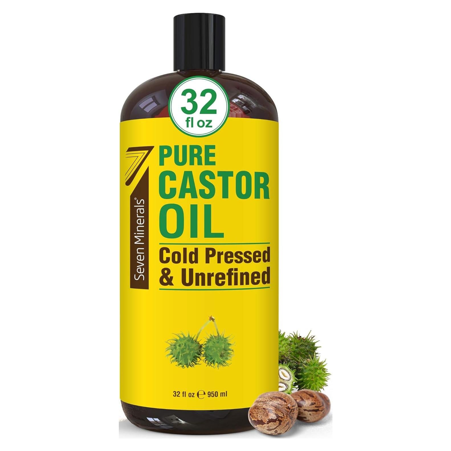 Aceite de Ricino Prensado en Frío Seven Minerals 946 ml