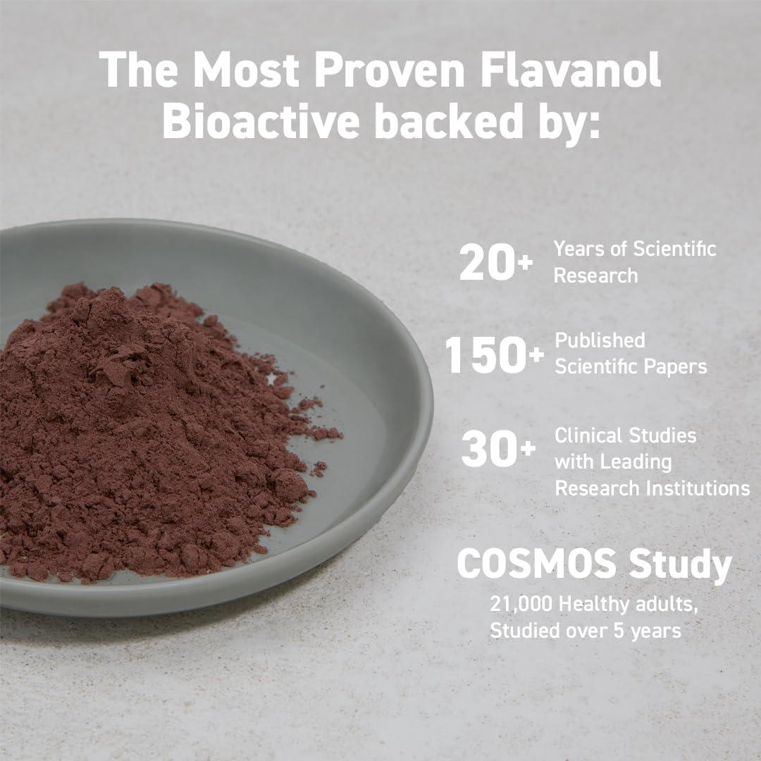 CocoaVia Polvo de Cacao Salud Cardíaca 192g - Vegano y Sin Gluten